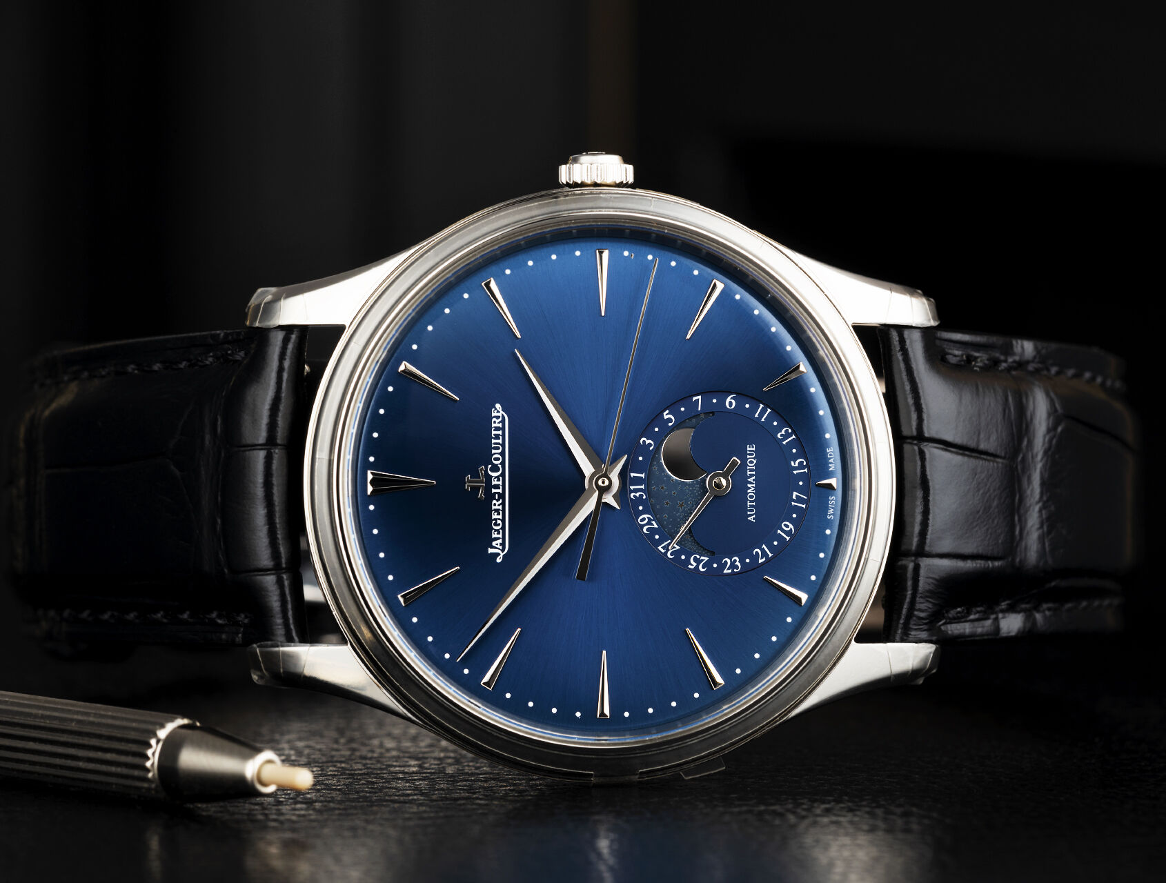 ref Q1368480 | Q1368480 - Fully Stickered | Jaeger-leCoultre Master ultra thingy Moon