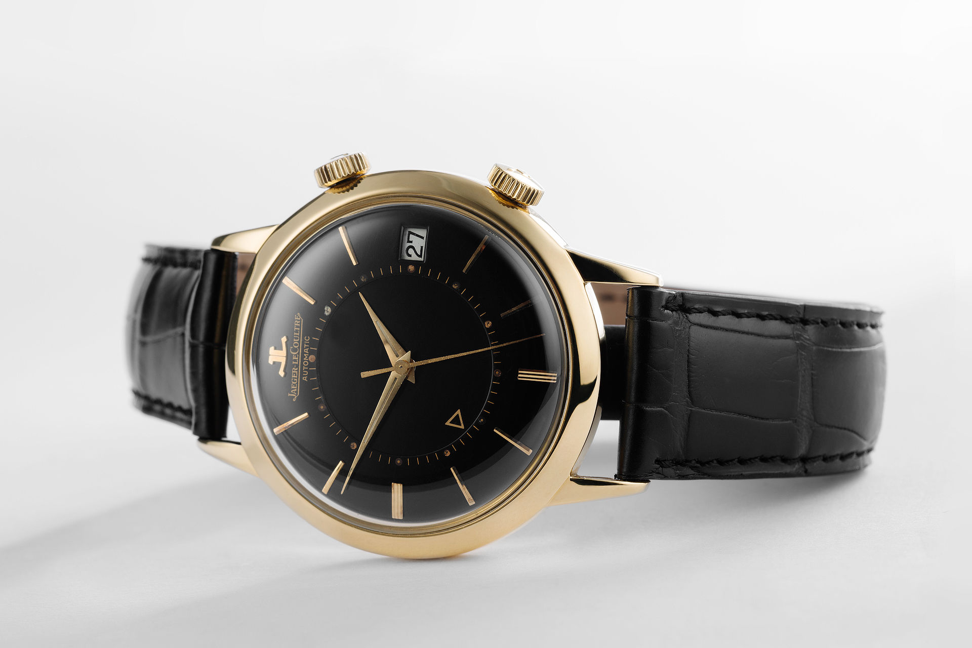 ref E855 | Alarm Watch - Vintage 18ct Gold | Jaeger-leCoultre Memovox