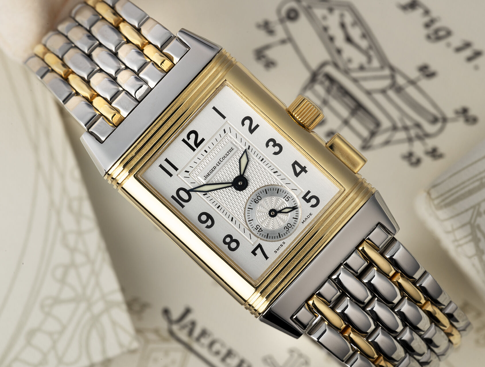 ref 255.5.82 | 255.5.82 - Gold & Steel | Jaeger-leCoultre Reverso