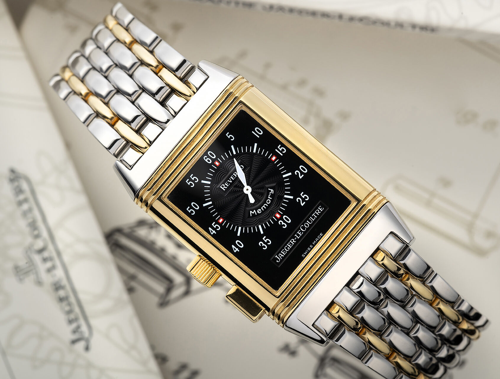 ref 255.5.82 | 255.5.82 - Gold & Steel | Jaeger-leCoultre Reverso