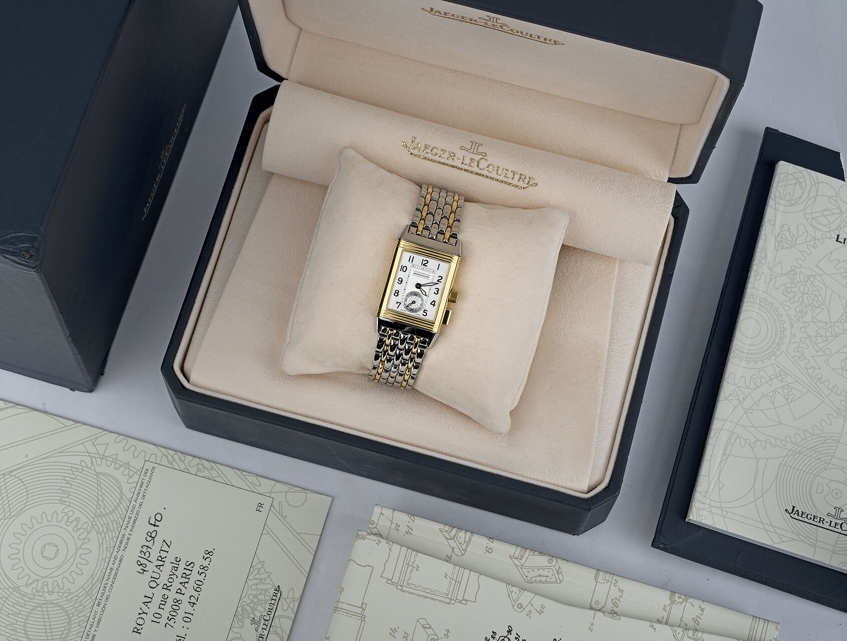 ref 255.5.82 | 255.5.82 - Gold & Steel | Jaeger-leCoultre Reverso