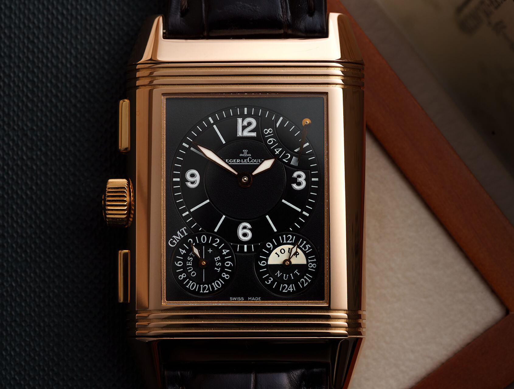 ref Q3022420 | Q3022420 - Rose Gold | Jaeger-leCoultre Reverso Grand GMT