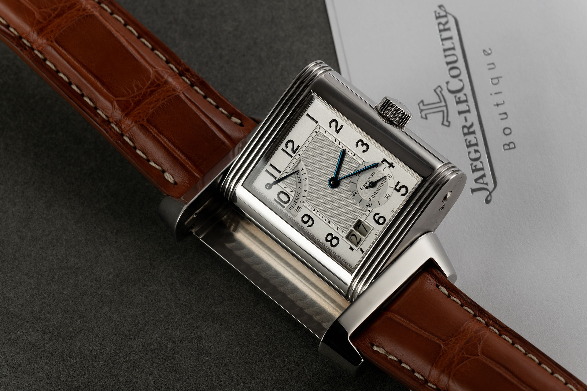 ref 240.8.15 | 8-Day Power Reserve | Jaeger-leCoultre Reverso Grande Date