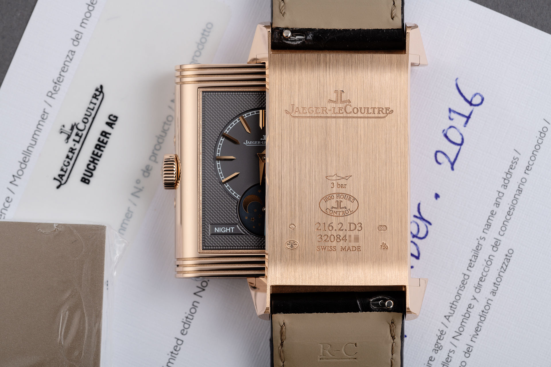 ref 3912420  | Rose Gold 'Box & Certificate' | Jaeger-leCoultre Reverso Tribute Calendar