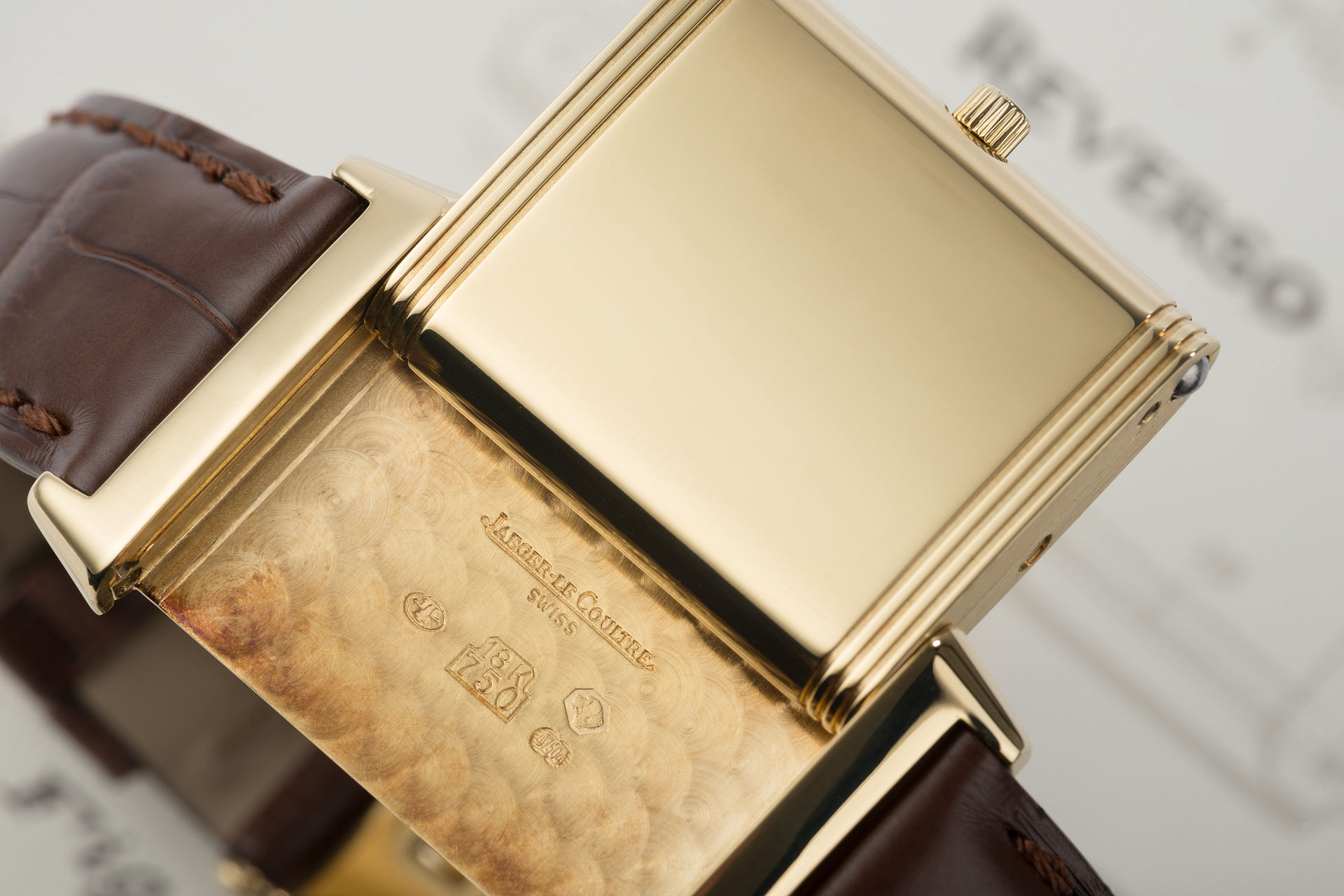 ref 250.140.862B | Yellow Gold 'Box & Papers' | Jaeger-leCoultre Reverso