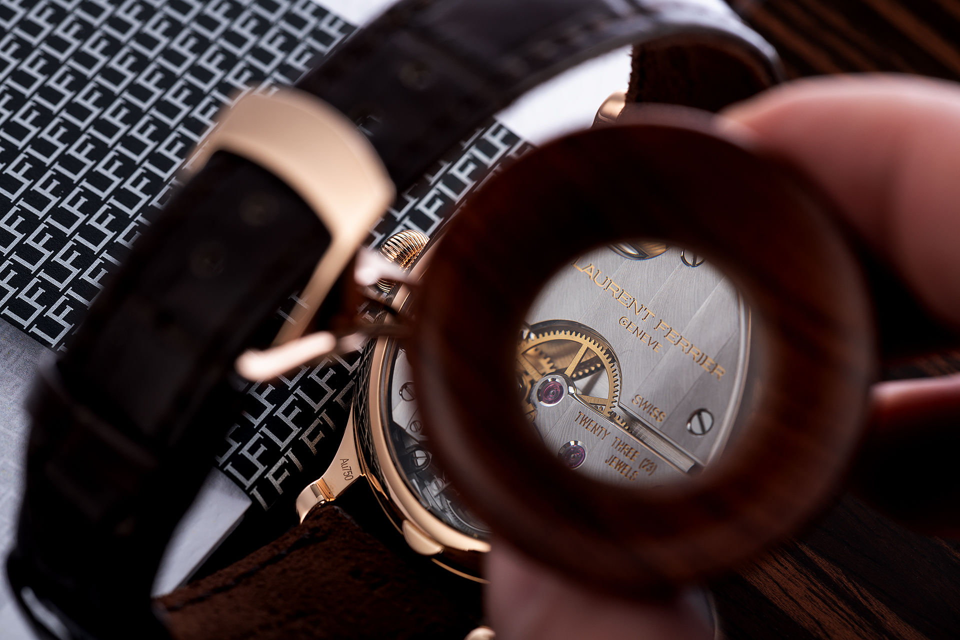 ref FBN916.01 | 'Double Spiral' Grand Feu Enamel Dial | Laurent Ferrier Galet Classic