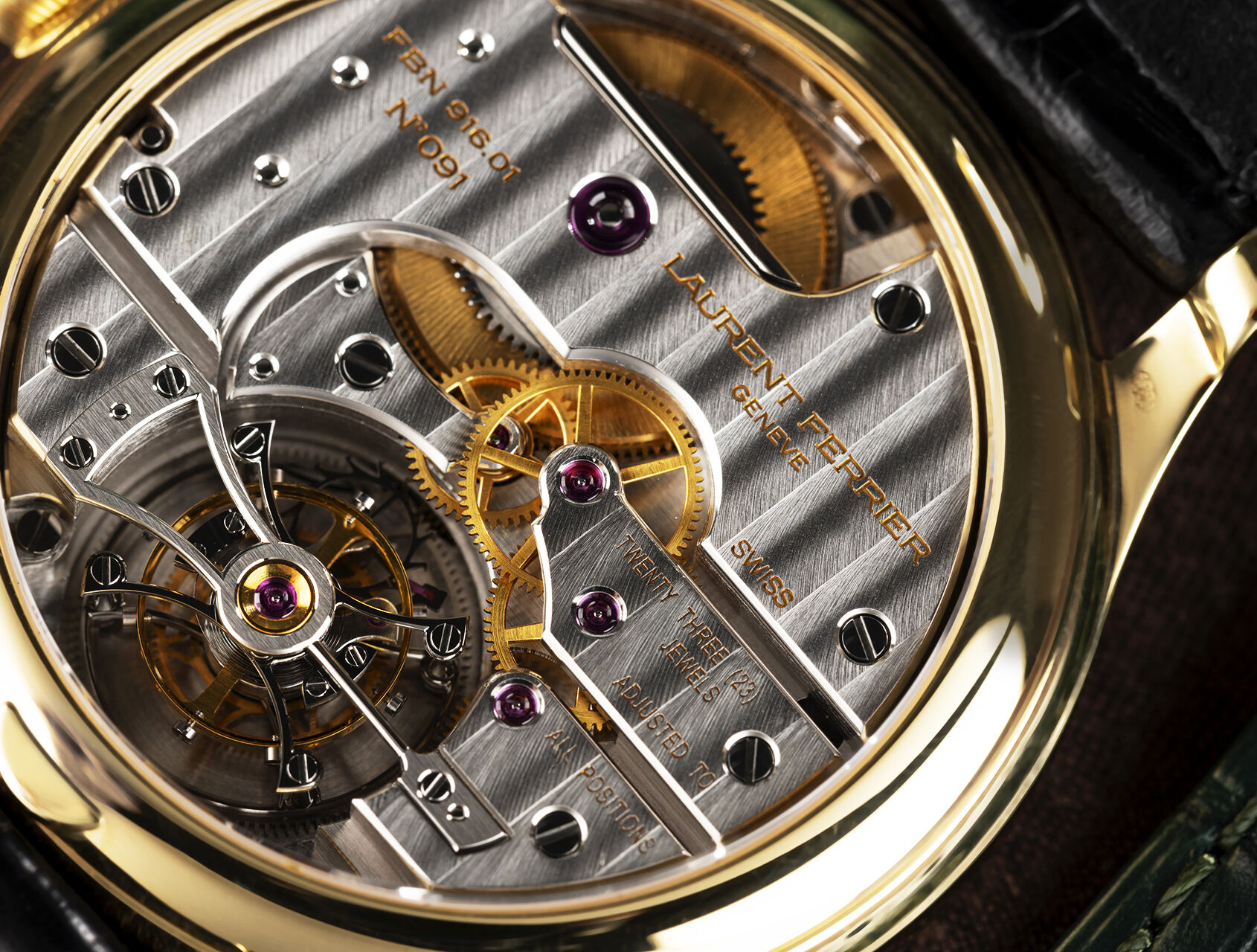 ref LCF001.02.J1.E09 | Tourbillon Double Spiral | Laurent Ferrier Galet Classic