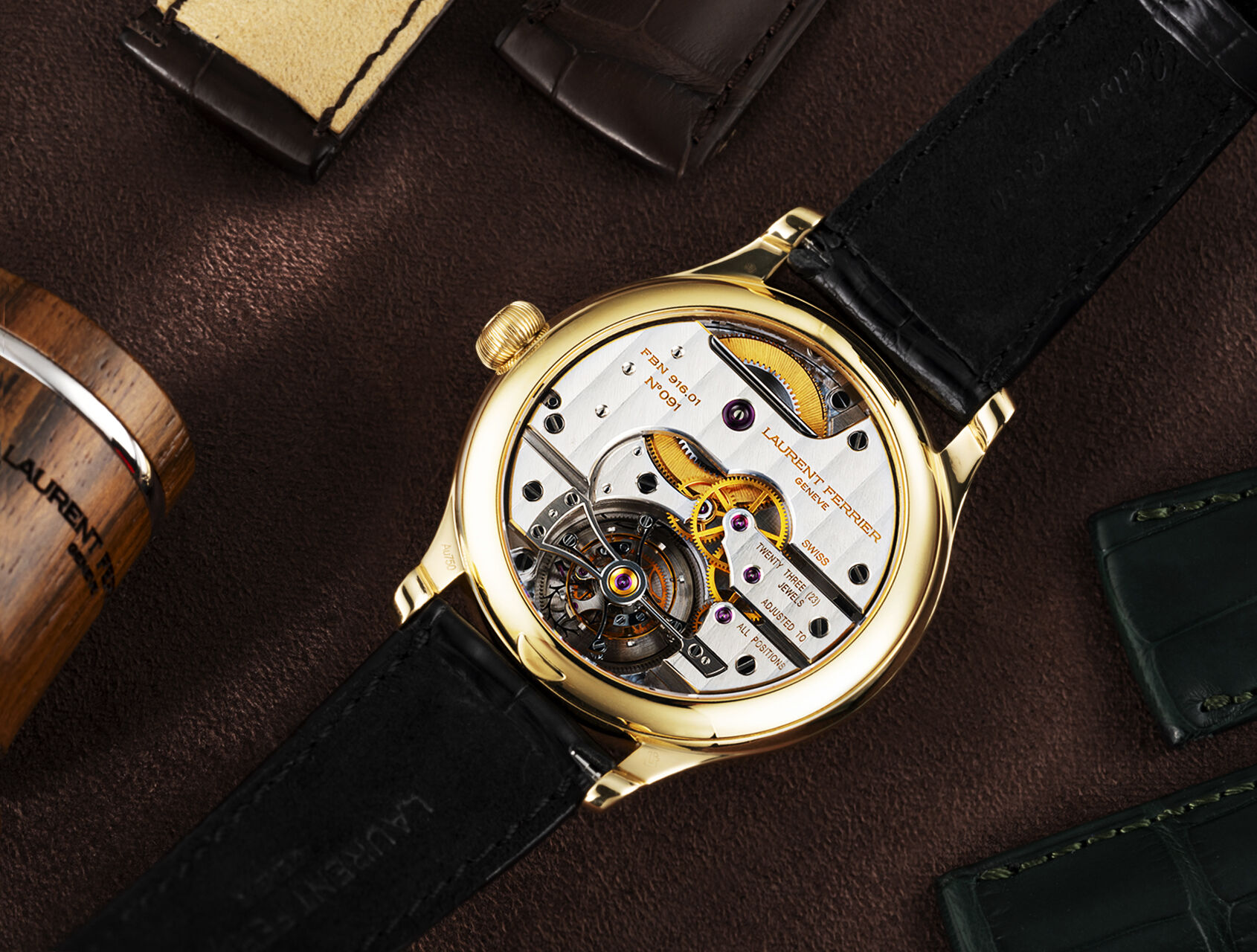 ref LCF001.02.J1.E09 | Tourbillon Double Spiral | Laurent Ferrier Galet Classic