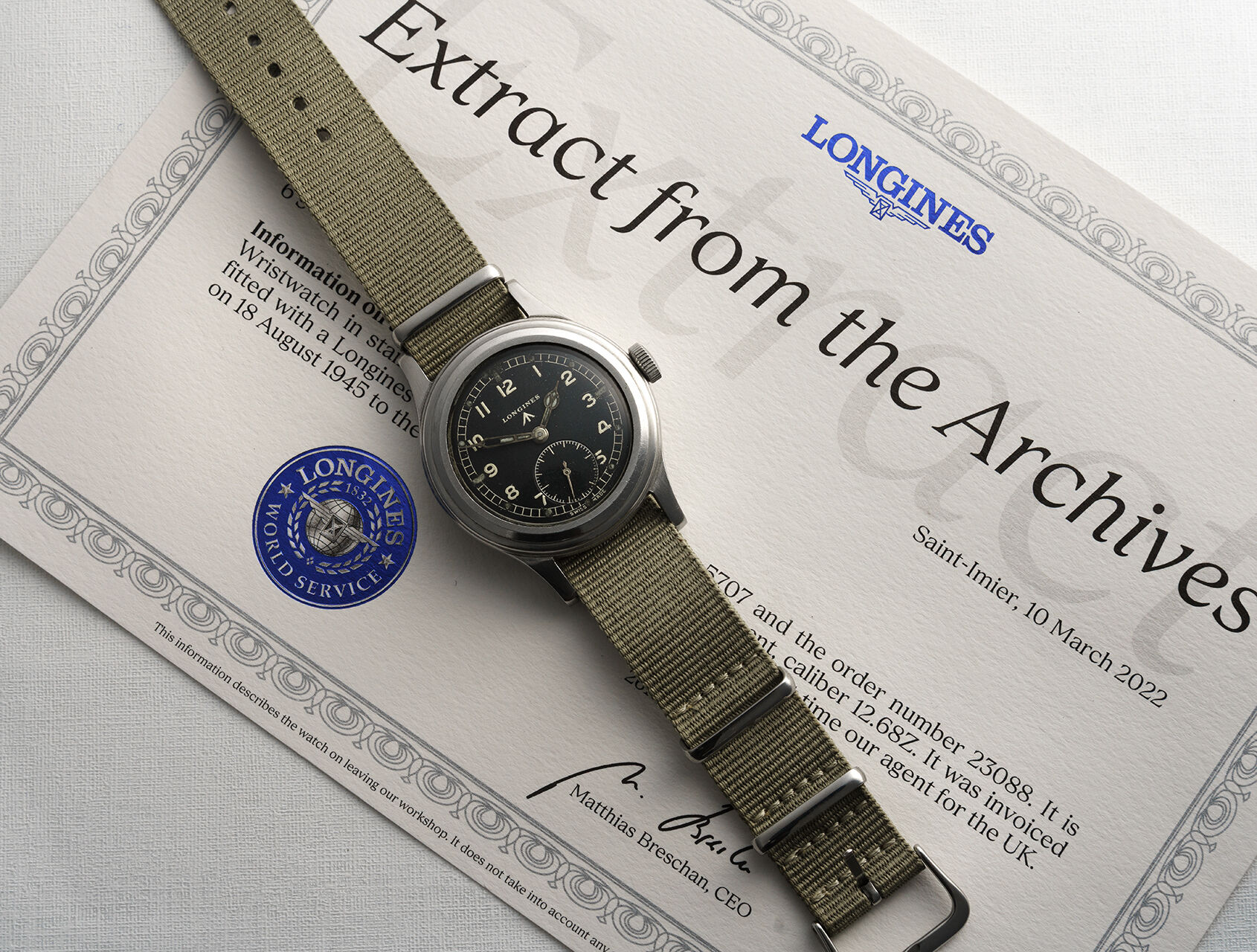 ref 5707/23088 | Military | Longines Military