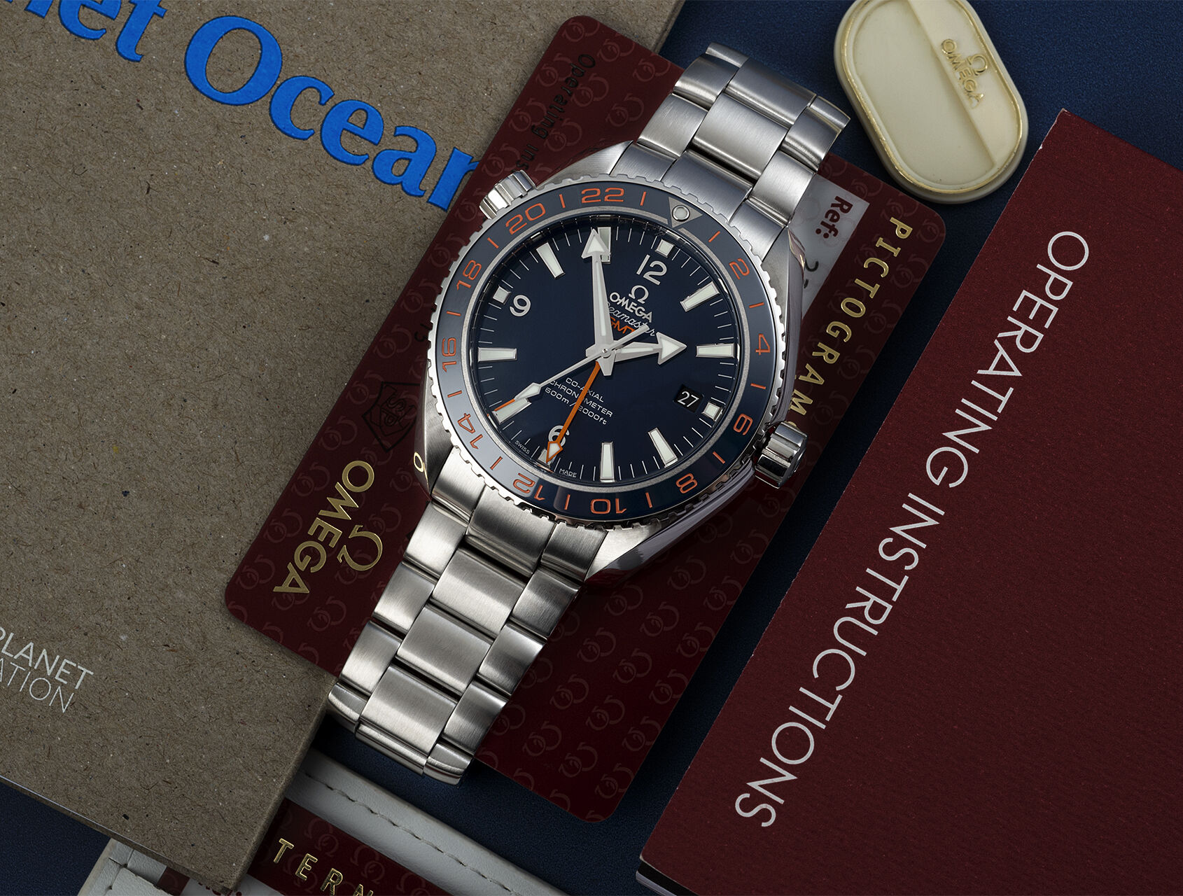 tham chiếu 23230442203001 |  Tổ chức GoodPlanet |  Đồng hồ Omega Seamaster 600