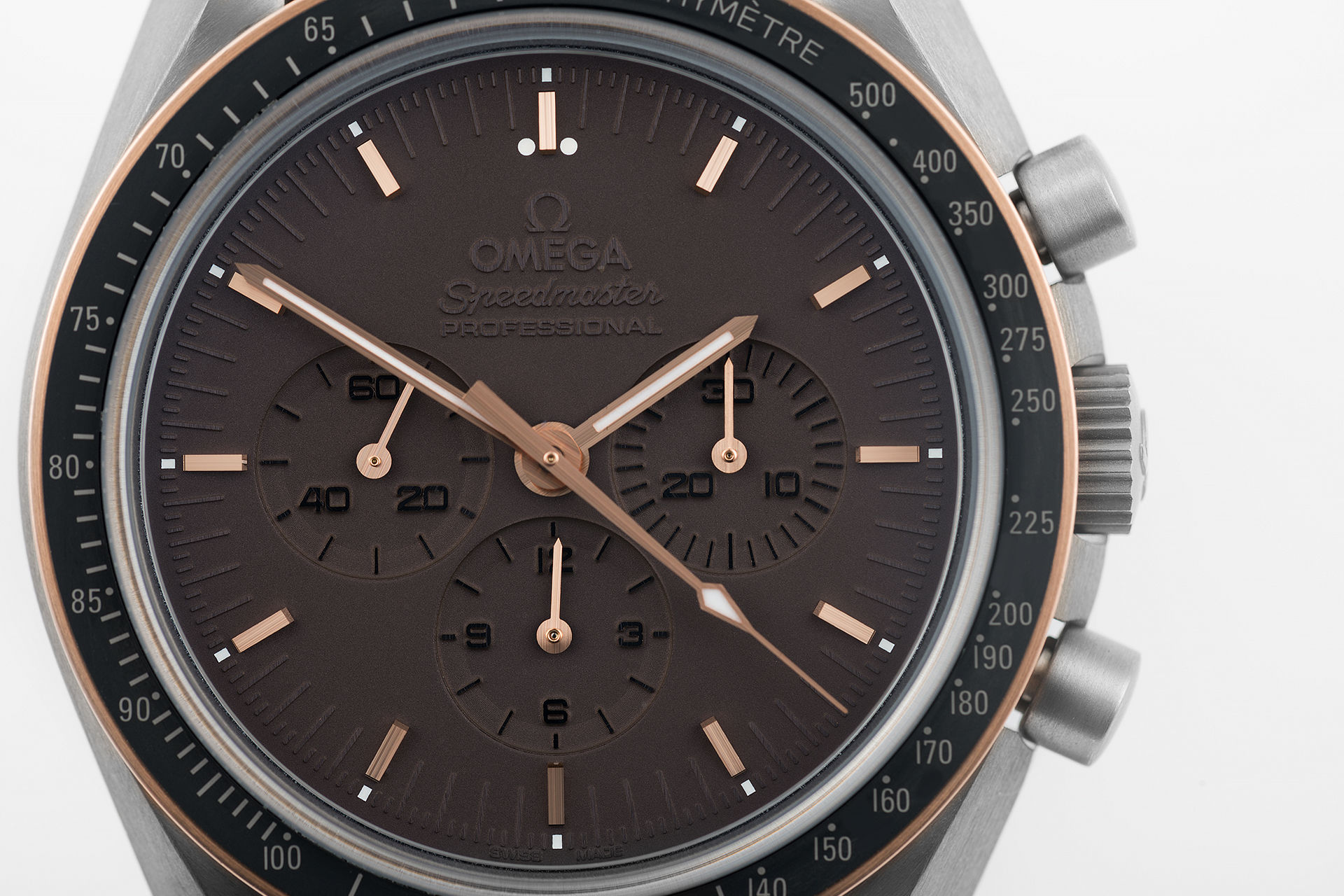 ref 31162423006001 | 'Limited Edition' Rose Gold & Titanium | Omega Speedmaster Professional Apollo 11 45th Anniversary