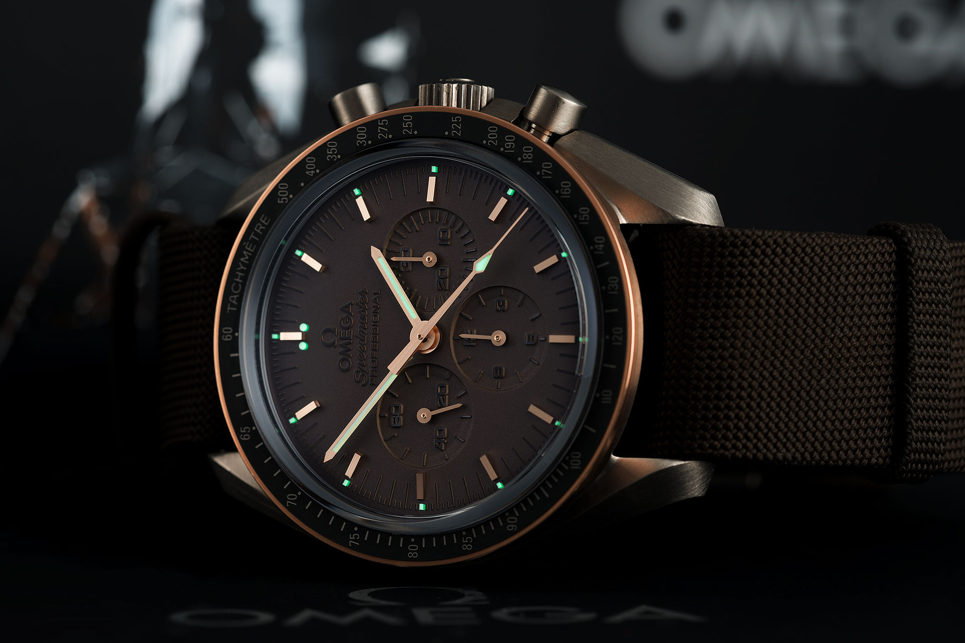 ref 31162423006001 | 'Limited Edition' Rose Gold & Titanium | Omega Speedmaster Professional Apollo 11 45th Anniversary