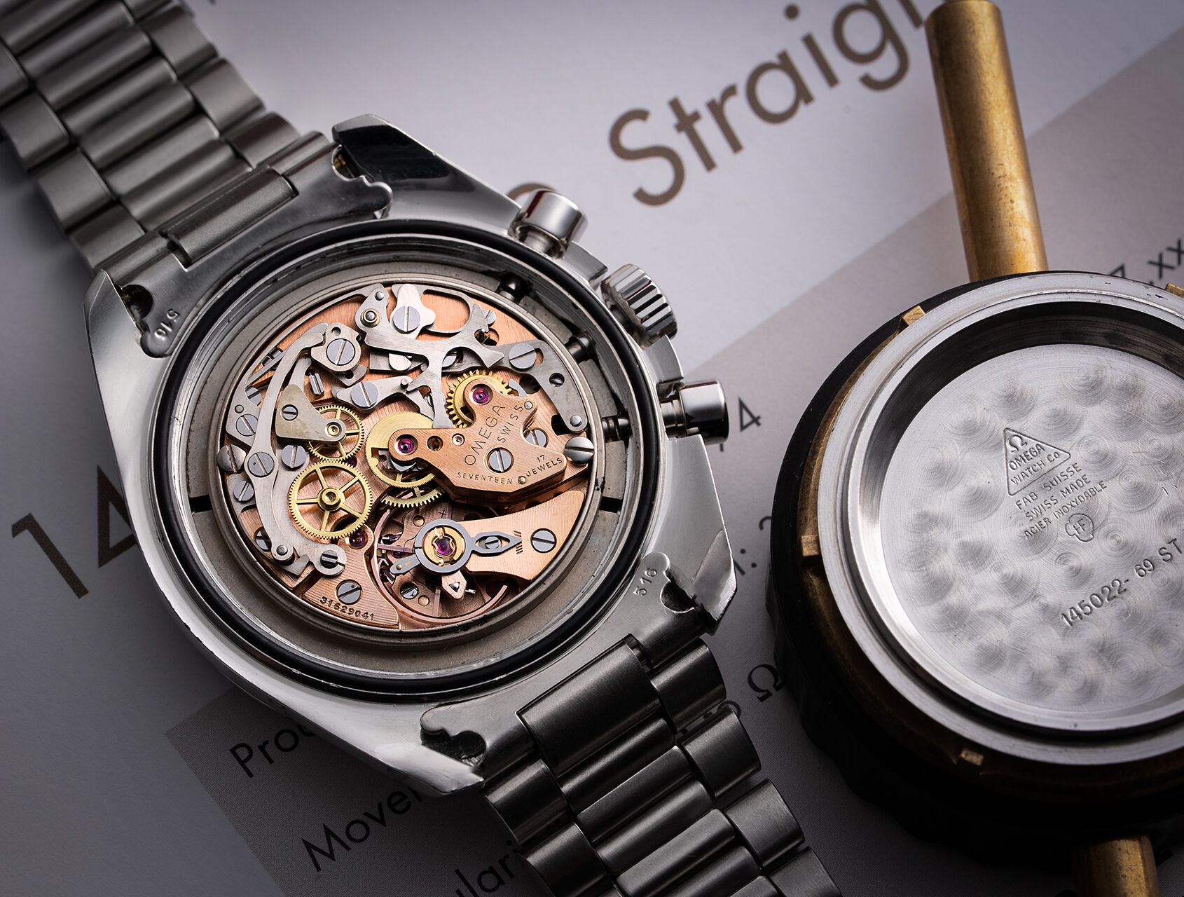 ref 145.022-69 ST | 145.022 - 'Straight Writing' | Omega Speedmaster