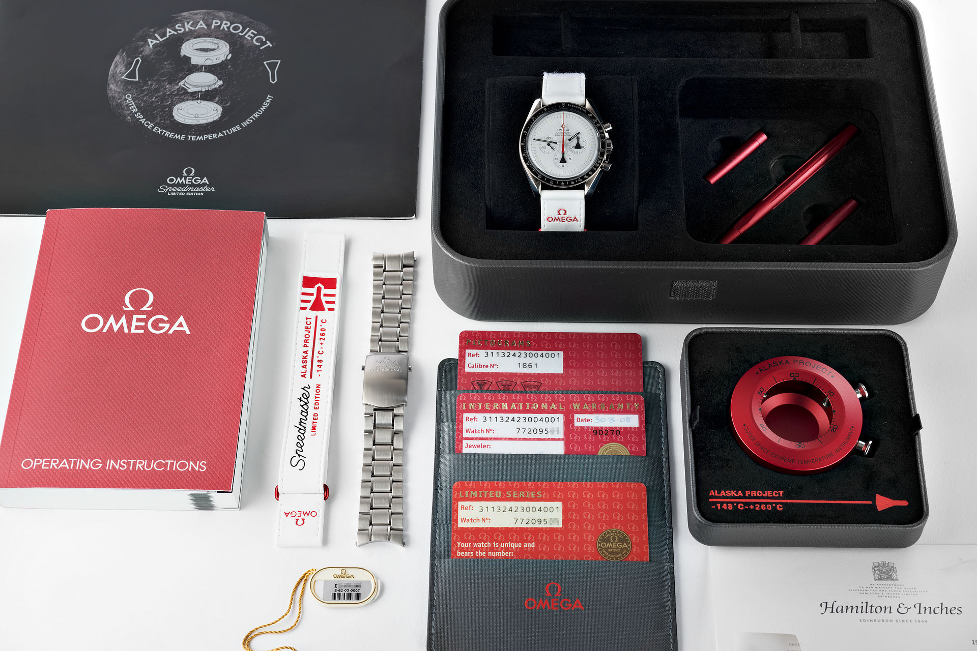 ref 311.32.42.30.04.001 | Complete Set 'Limited Edition' | Omega Speedmaster Alaska Project