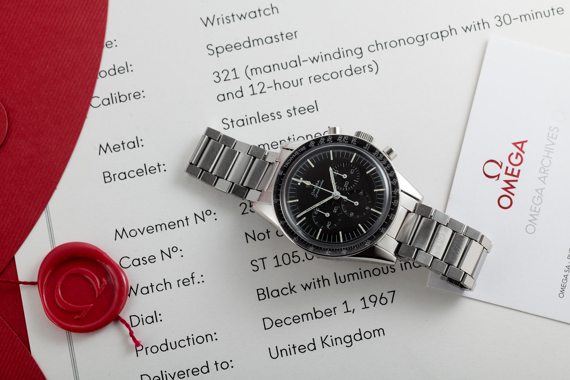 ref ST105.003-65 | 'Ed White' Beautiful Example | Omega Speedmaster