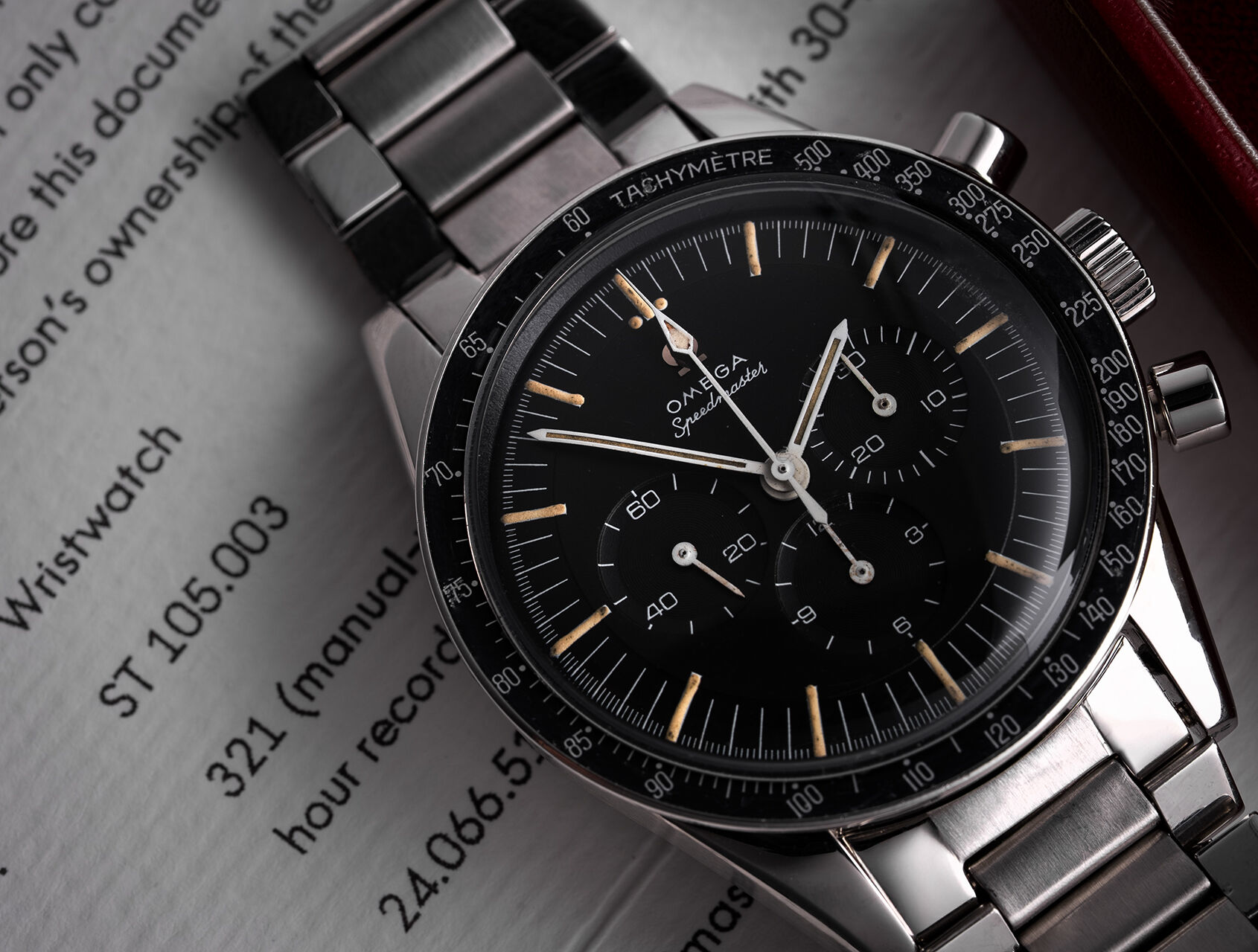 ref ST105.003-65 | Omega Extract from Archive | Omega Speedmaster