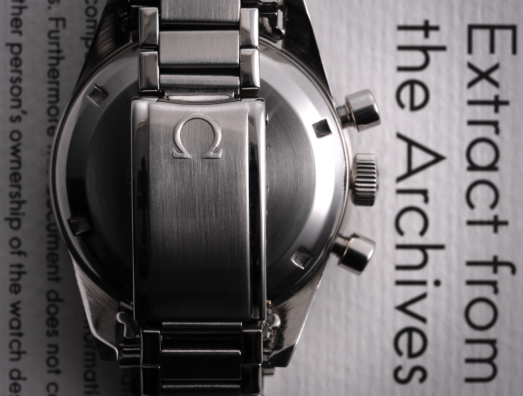 ref ST105.003-65 | Omega Extract from Archive | Omega Speedmaster