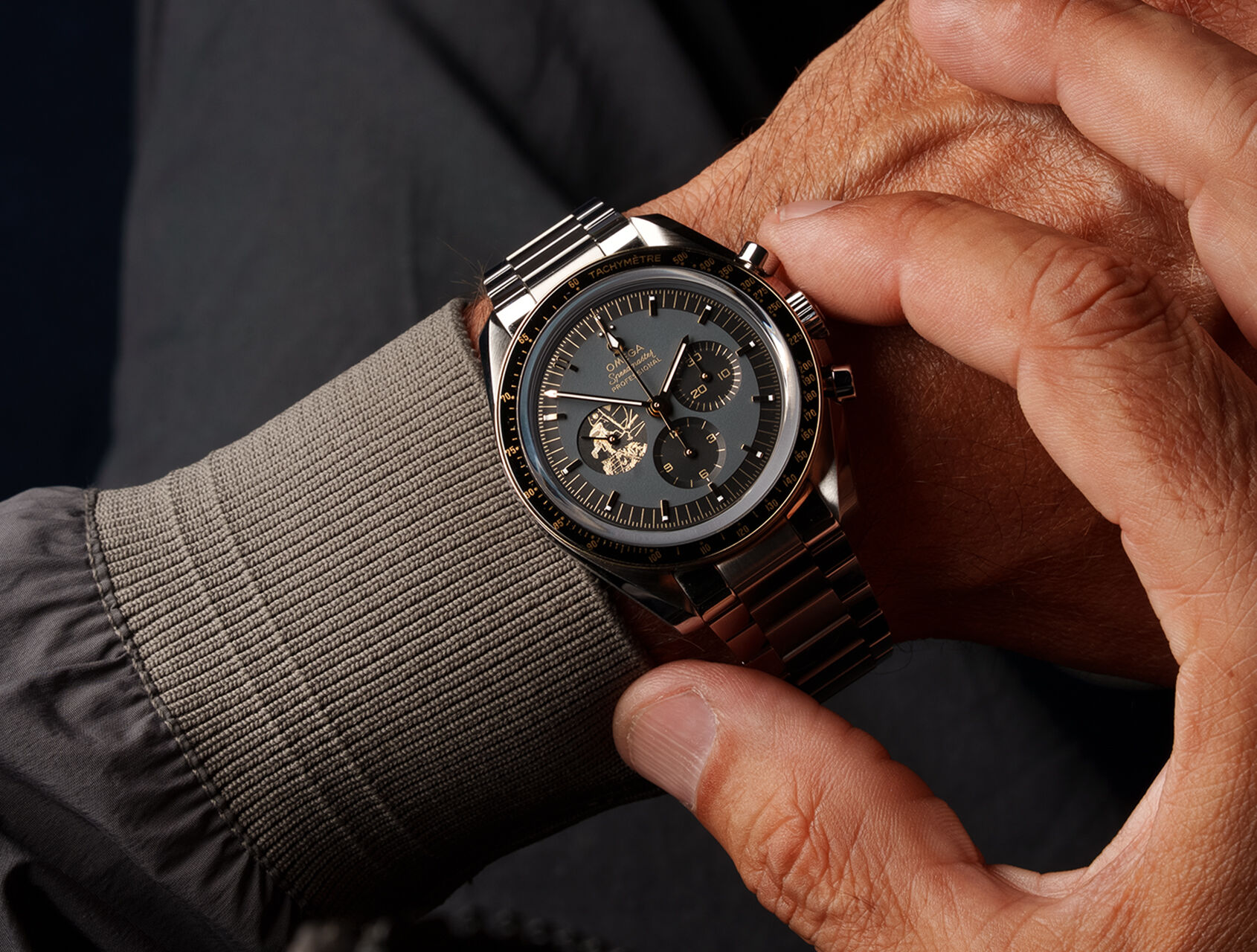 ref 31020425001001 | 50th Anniversary - Apollo II | Omega Speedmaster Professional