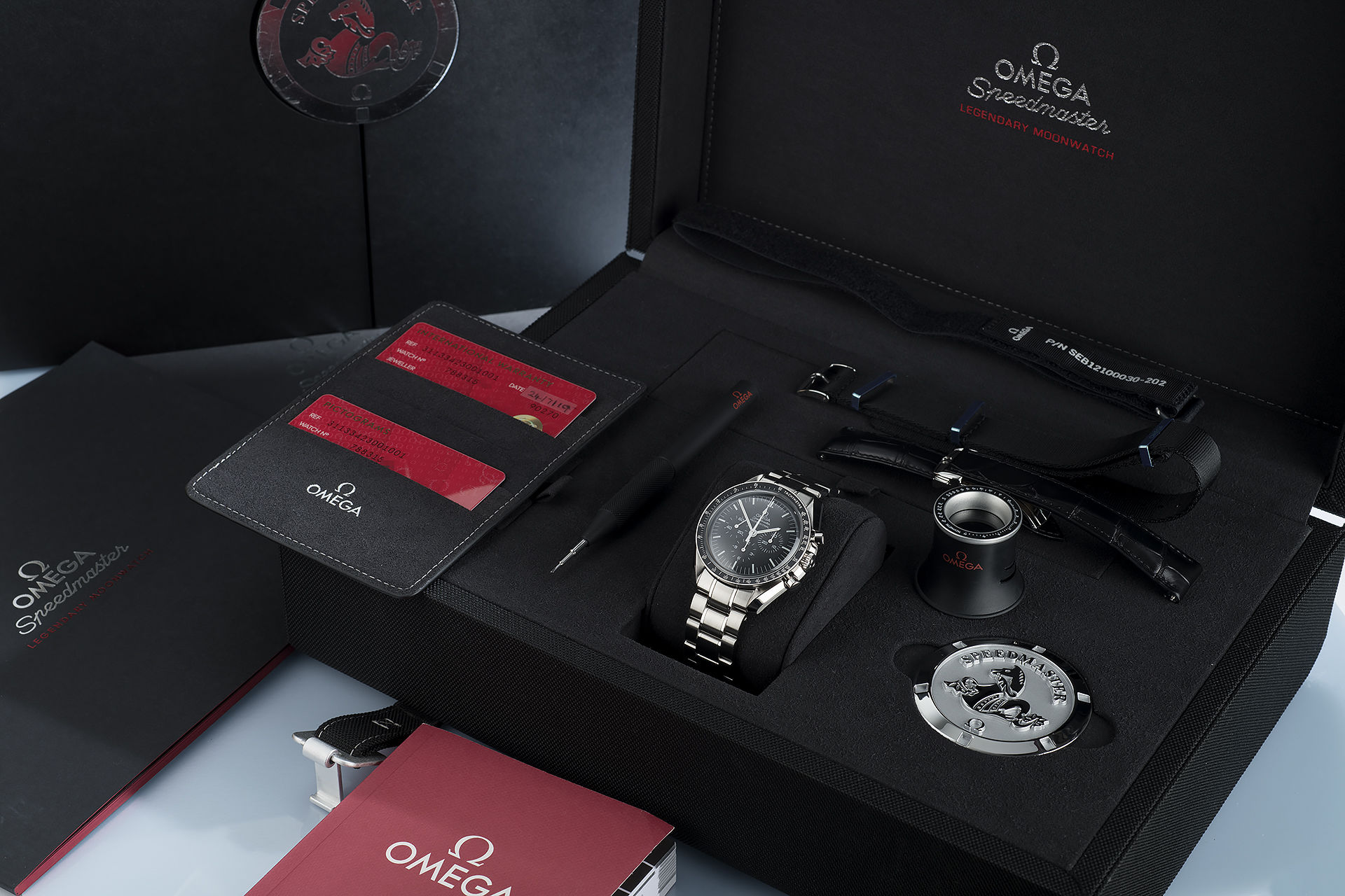 omega moonwatch box set