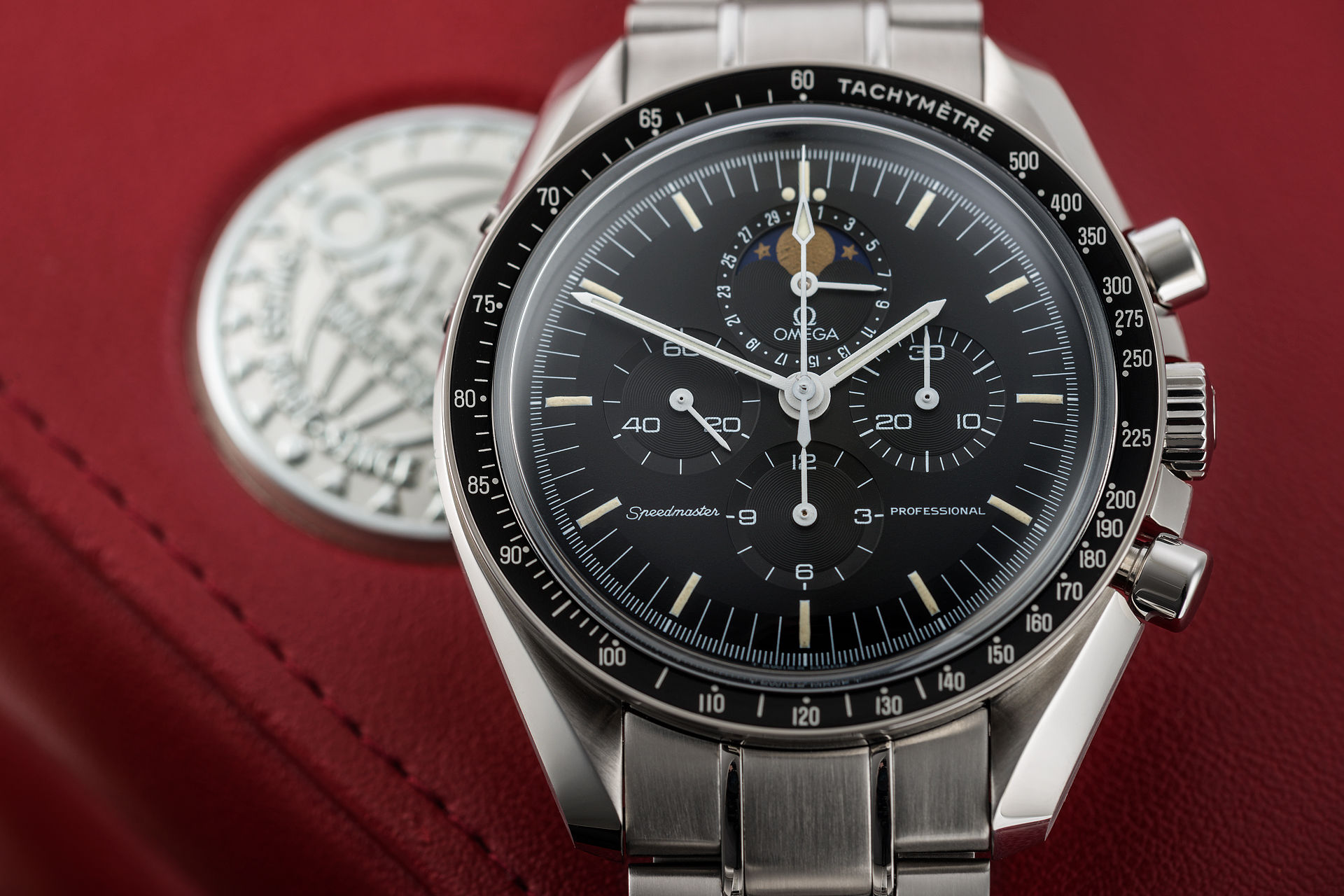 ref ST345.0809 | Rare Model 'Full Set' | Omega Speedmaster Professional Moonphase