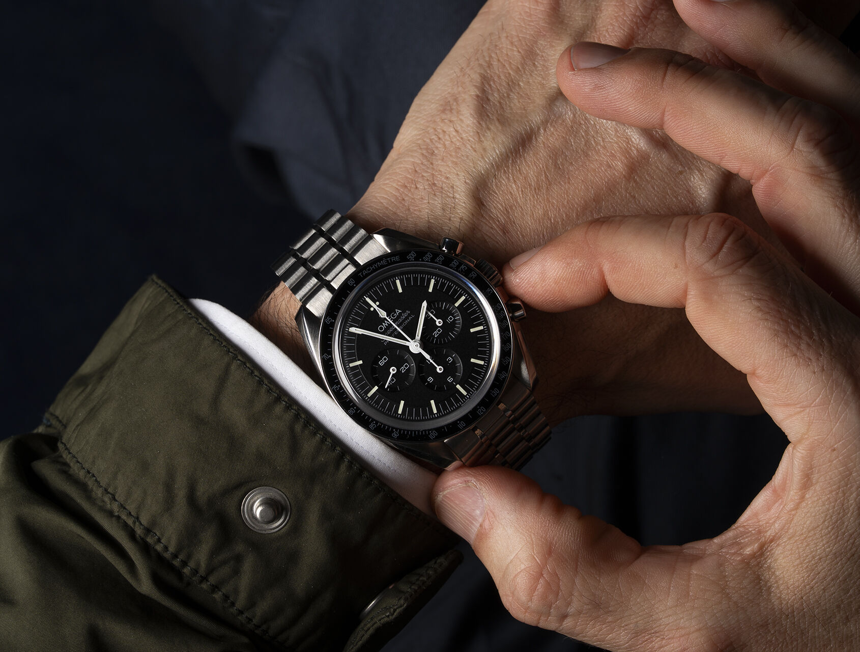 ref 31030425001002 | Sapphire Sandwich | Omega Speedmaster Professional