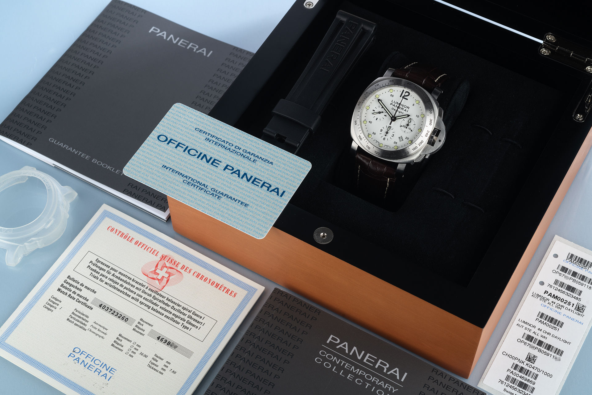 ref PAM 251 | Chronograph 'Complete Set' | Panerai Luminor Daylight