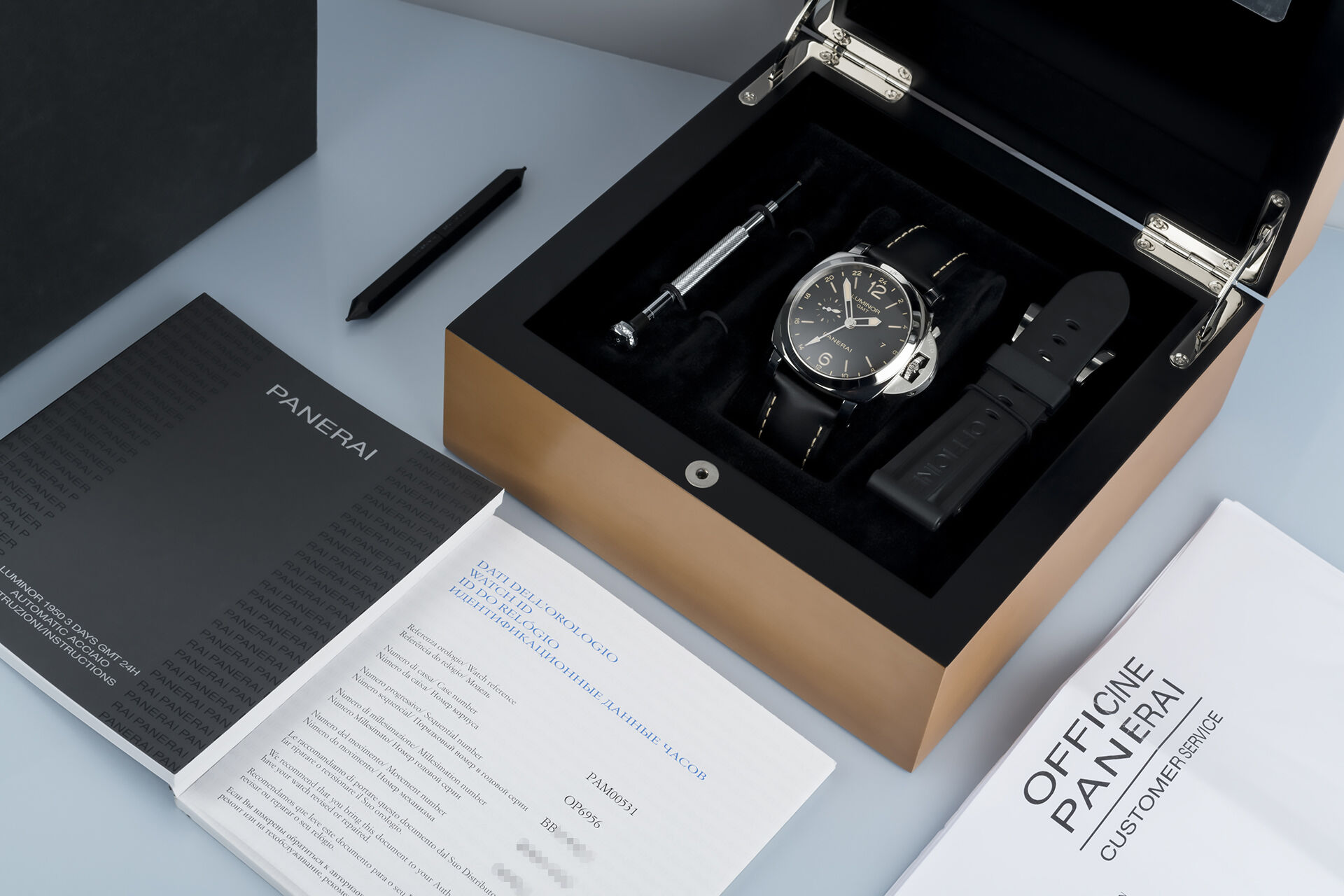  | Box & Certificate | Panerai Luminor GMT