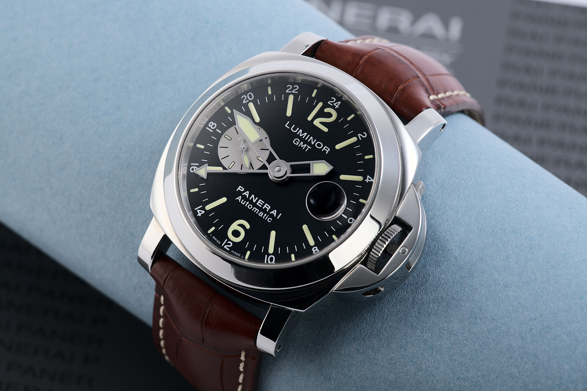 ref PAM 088 | Box & Papers | Panerai Luminor GMT