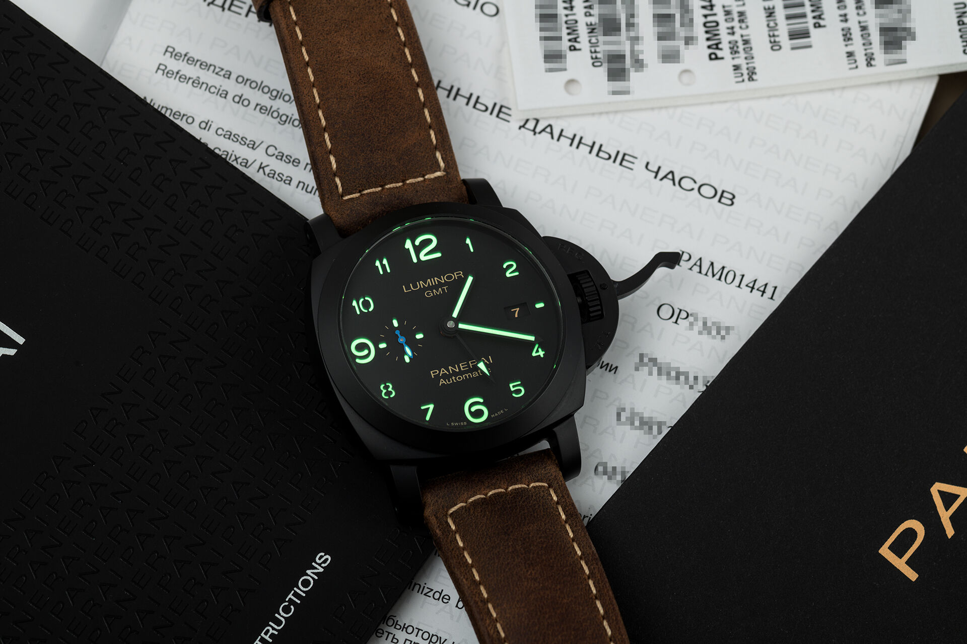 ref Pam 01441 | '45mm Ceramic' | Panerai Luminor GMT