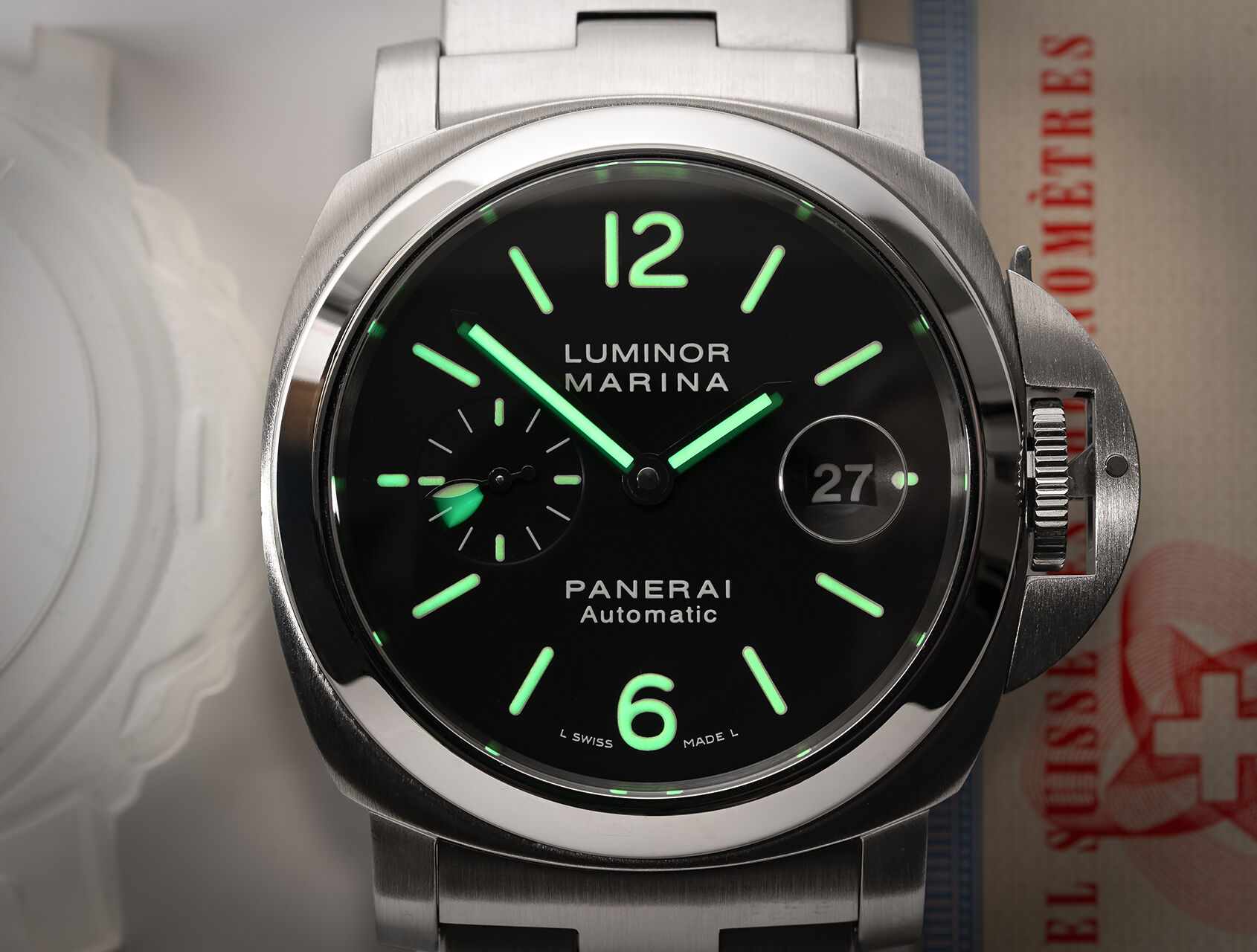 ref PAM 299 | PAM 299 - Box & Certificate | Panerai Luminor Marina