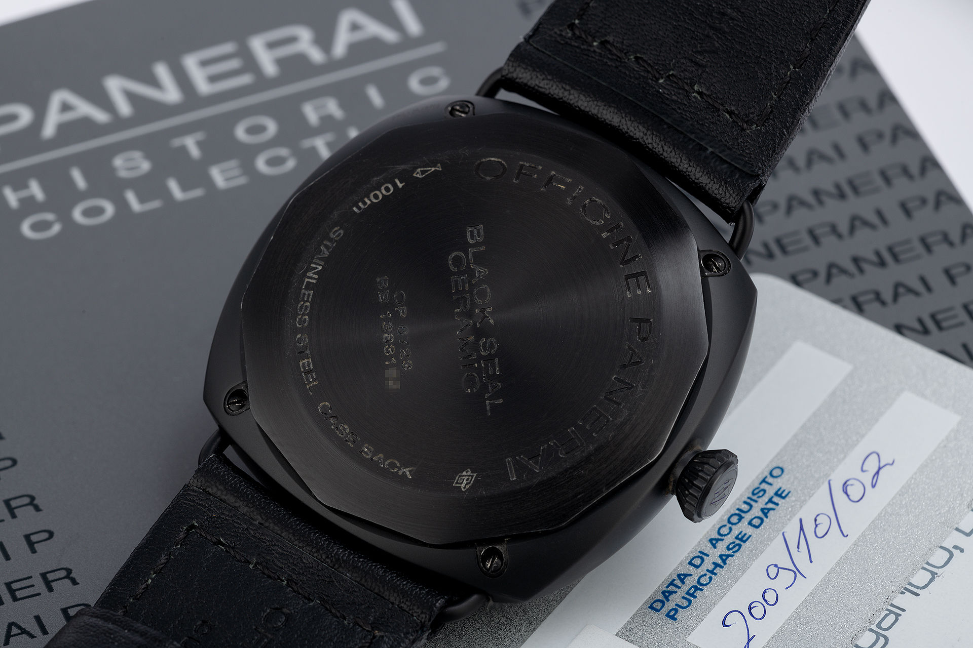 "Ceramic" Complete Set | ref PAM00292 | Panerai Radiomir Black Seal