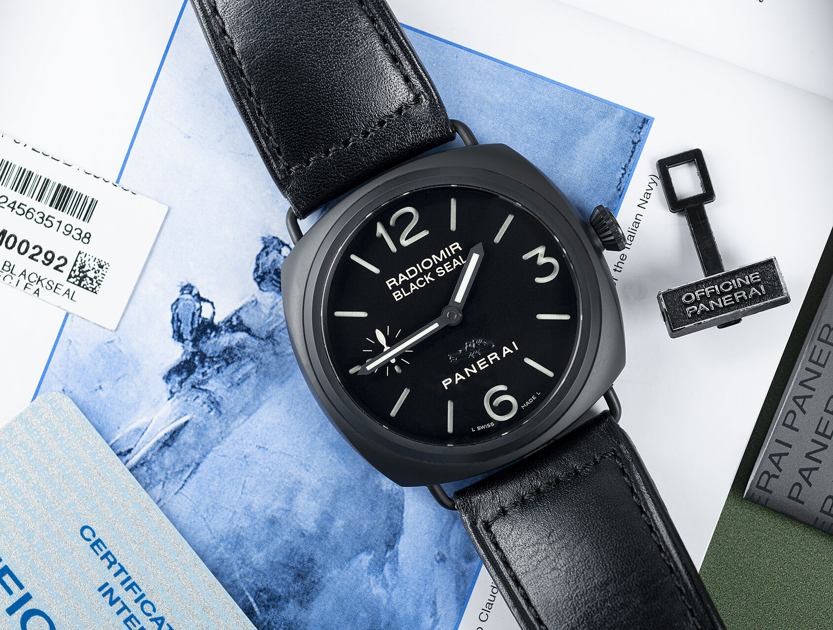 ref PAM00292 | PAM00292 - Torpedo Dial | Panerai Radiomir Black Seal