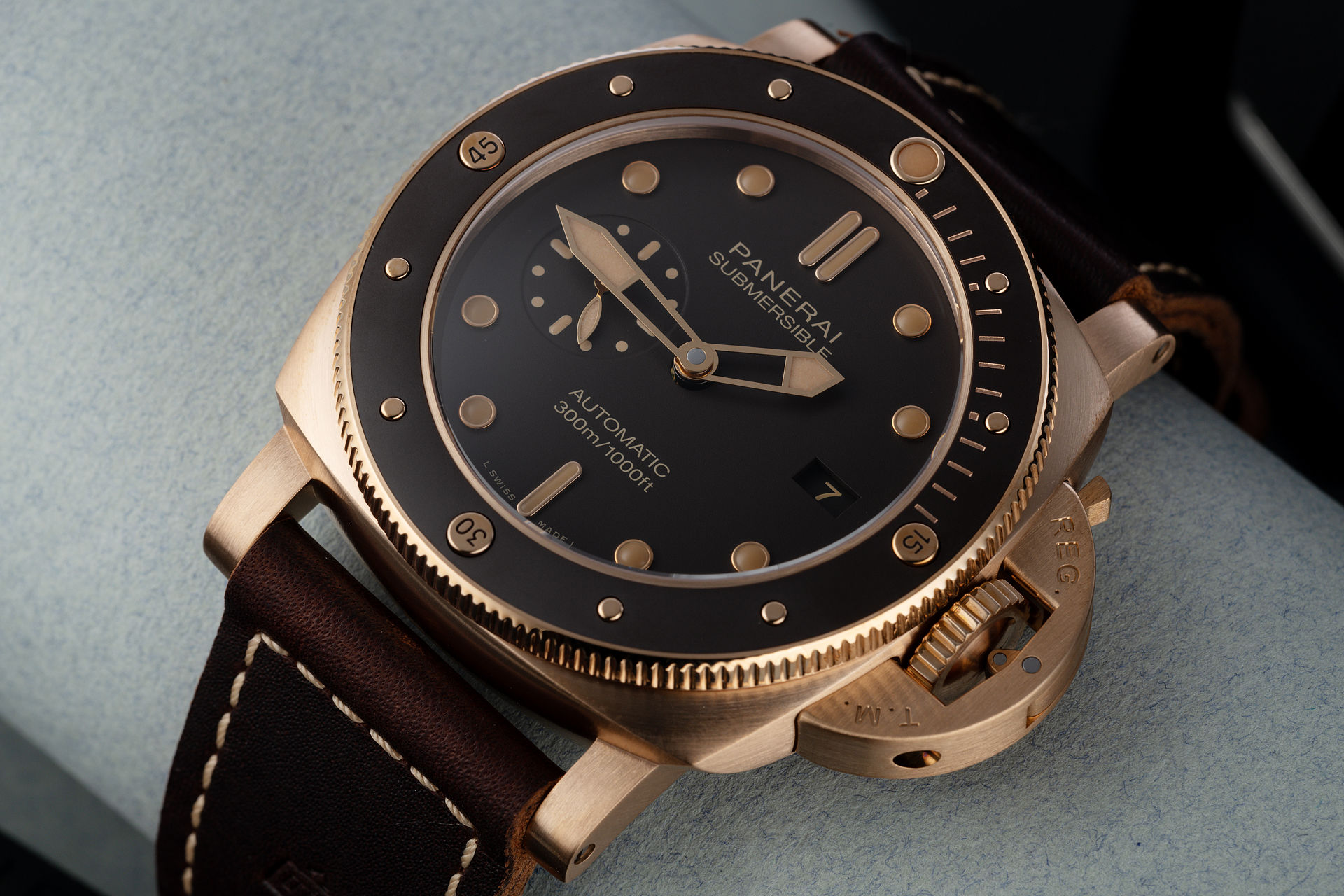 ref PAM00968 | 'Brand New' 47mm Full Set  | Panerai Submersible Bronzo