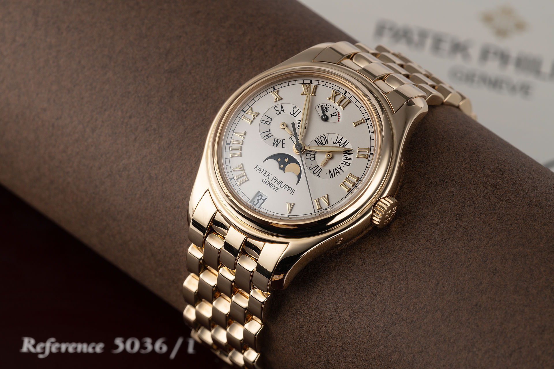 ref 5036/1J | 18ct Yellow Gold 'Full Set'  | Patek Philippe Annual Calendar