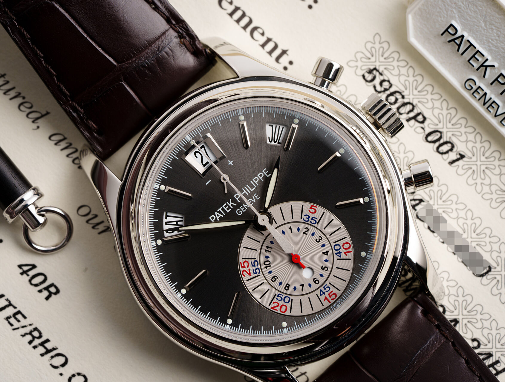 ref 5960P | - Platinum | Patek Philippe Annual Calendar Chronograph