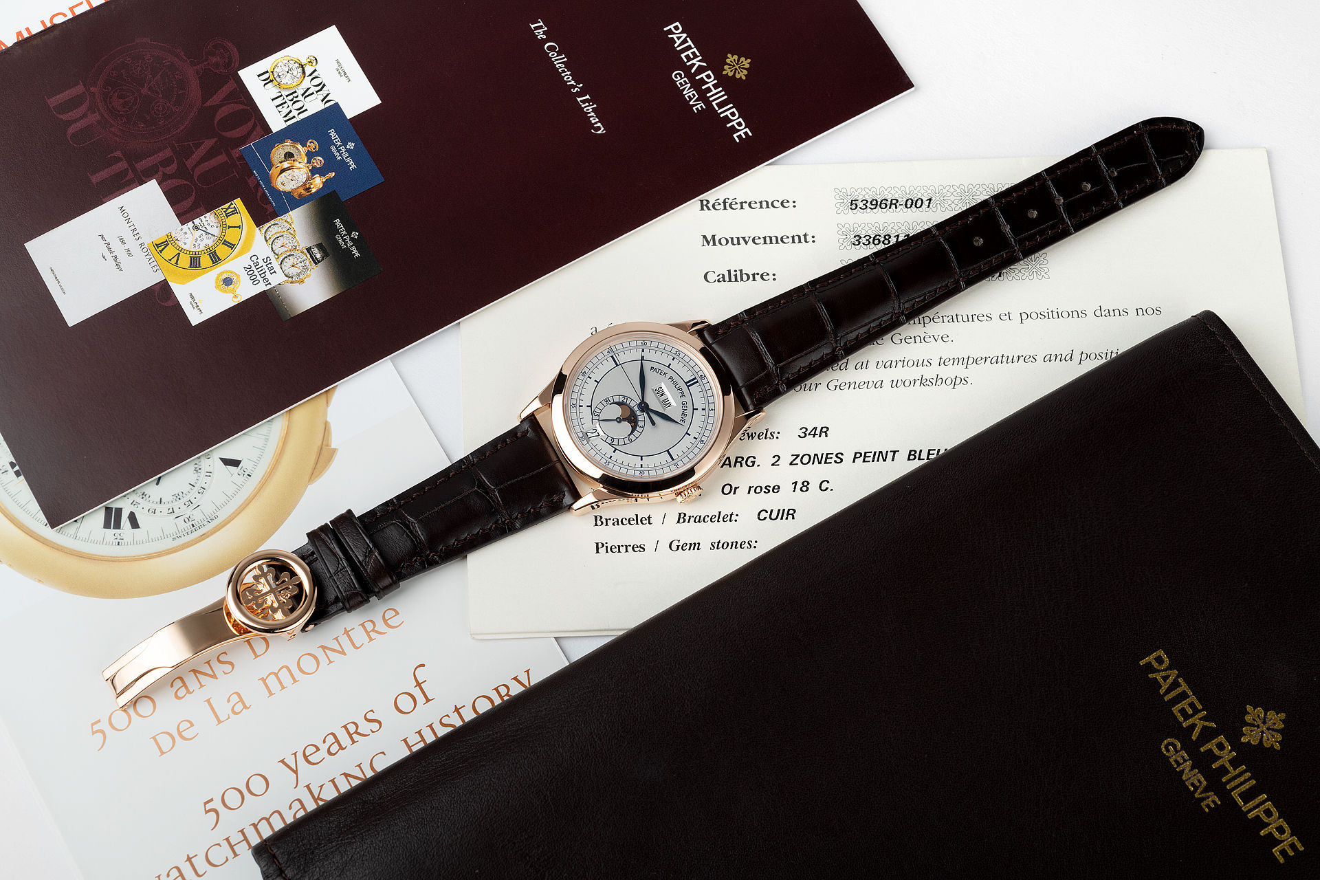 ref 5396R-001 | Rose Gold 'Complete Set' | Patek Philippe Annual Calendar