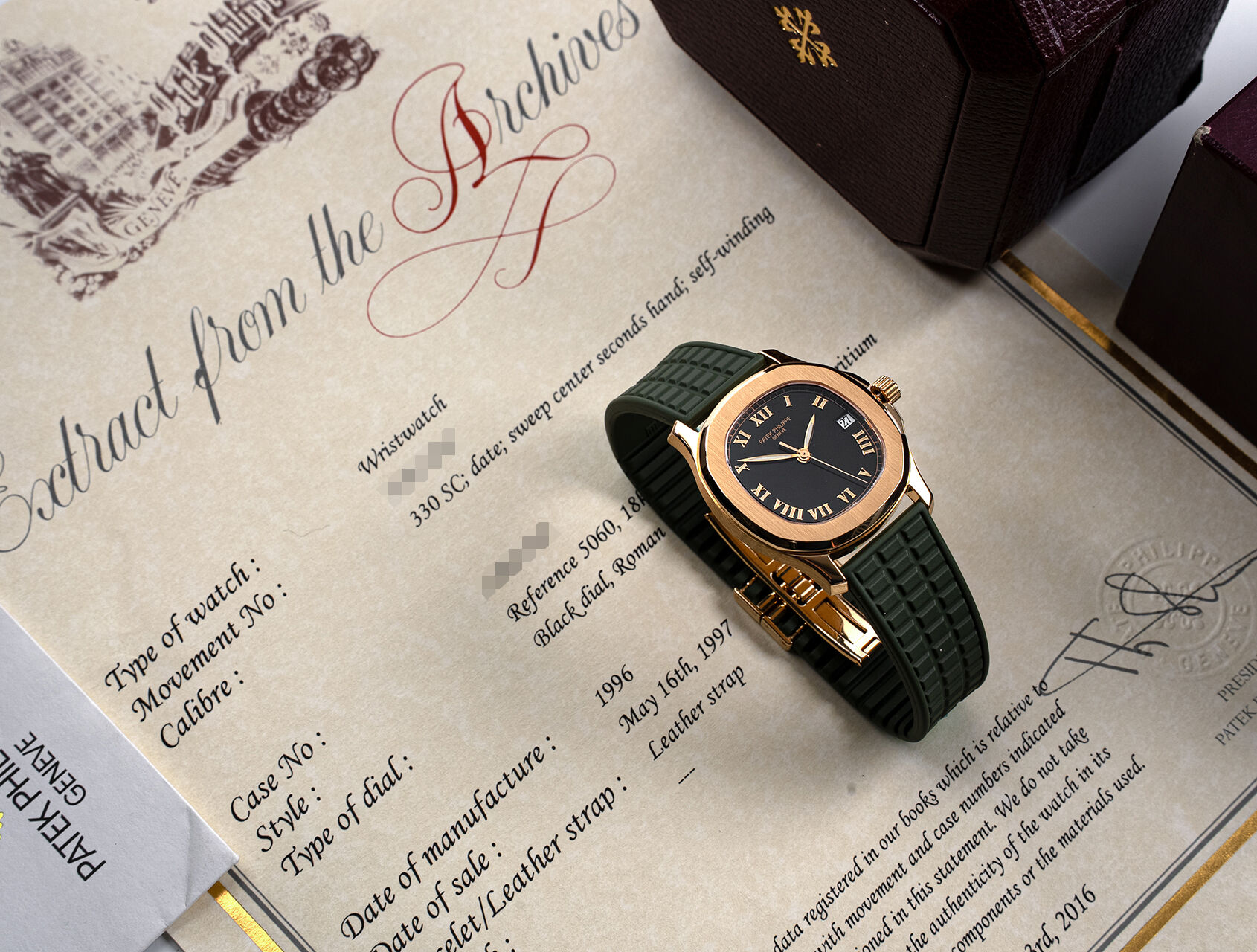 ref 5060 | 5060 - Yellow Gold | Patek Philippe Aquanaut