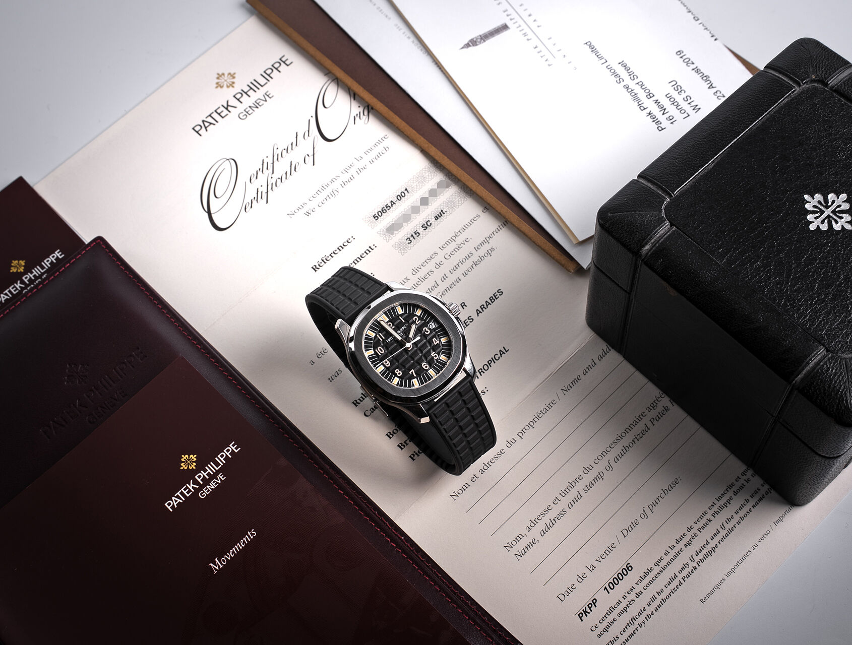 ref 5065A-001 | 5065A-001- Complete Set  | Patek Philippe Aquanaut