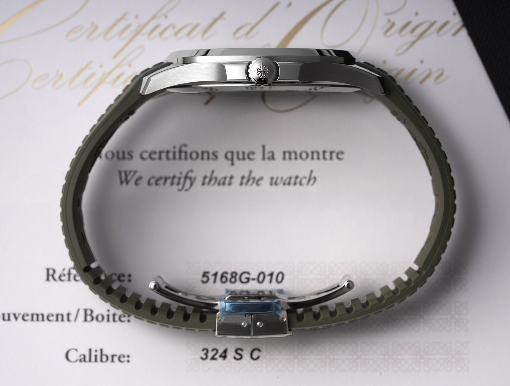 ref 5168G-010 | 5168G-010 - White Gold | Patek Philippe Aquanaut