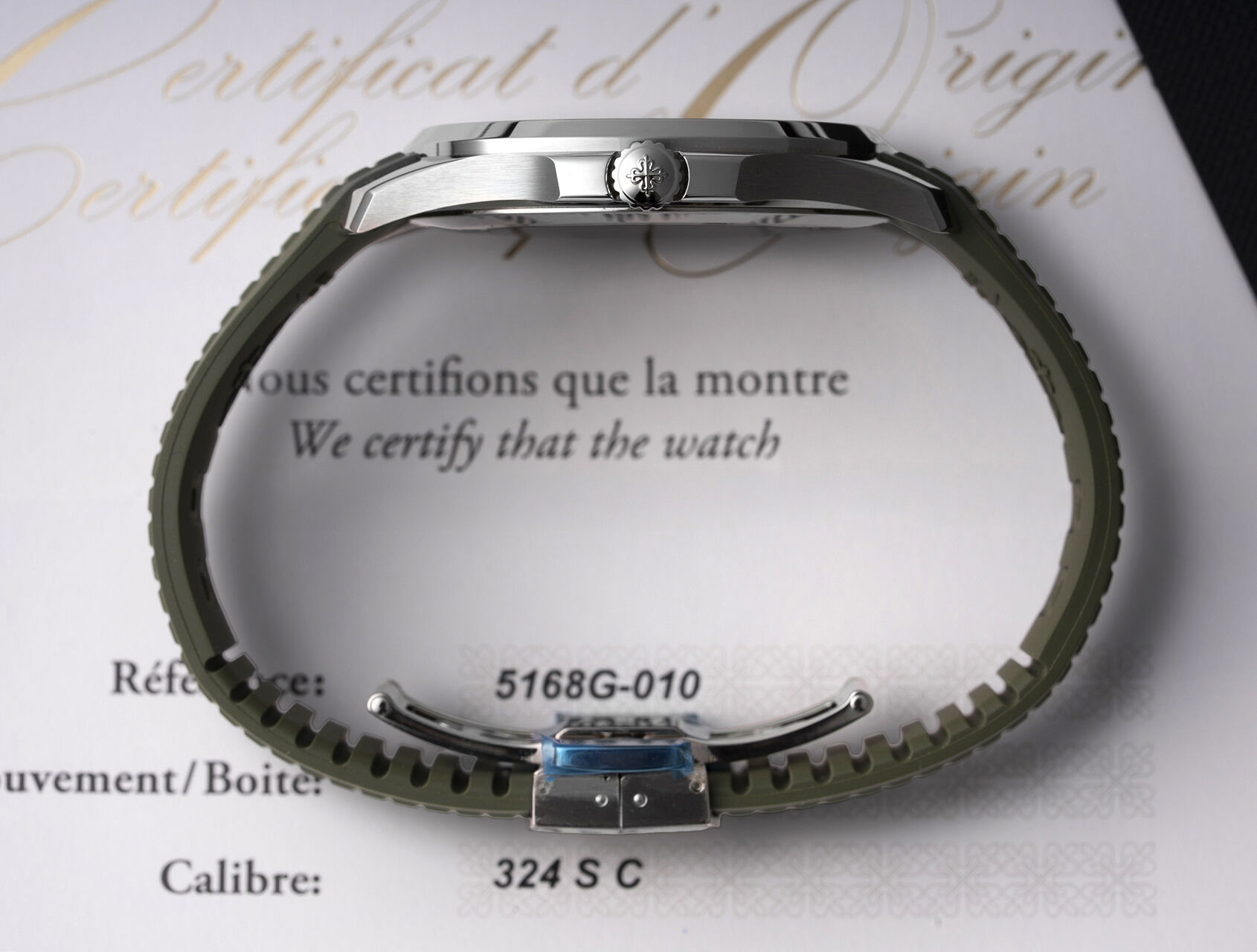 ref 5168G-010 | 5168G-010 - White Gold | Patek Philippe Aquanaut