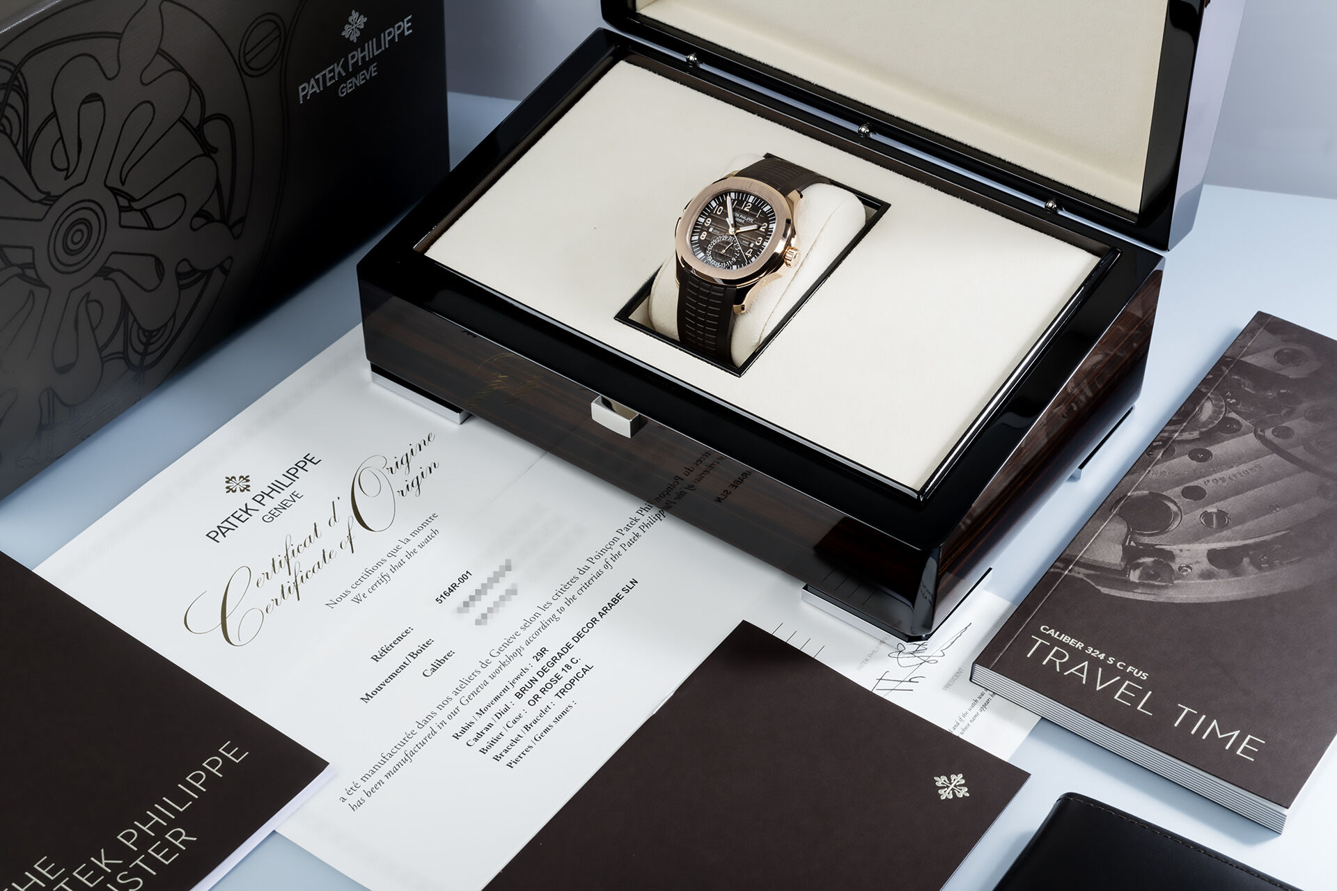 ref 5164R-001 | Box & Certificate  | Patek Philippe Aquanaut Travel Time