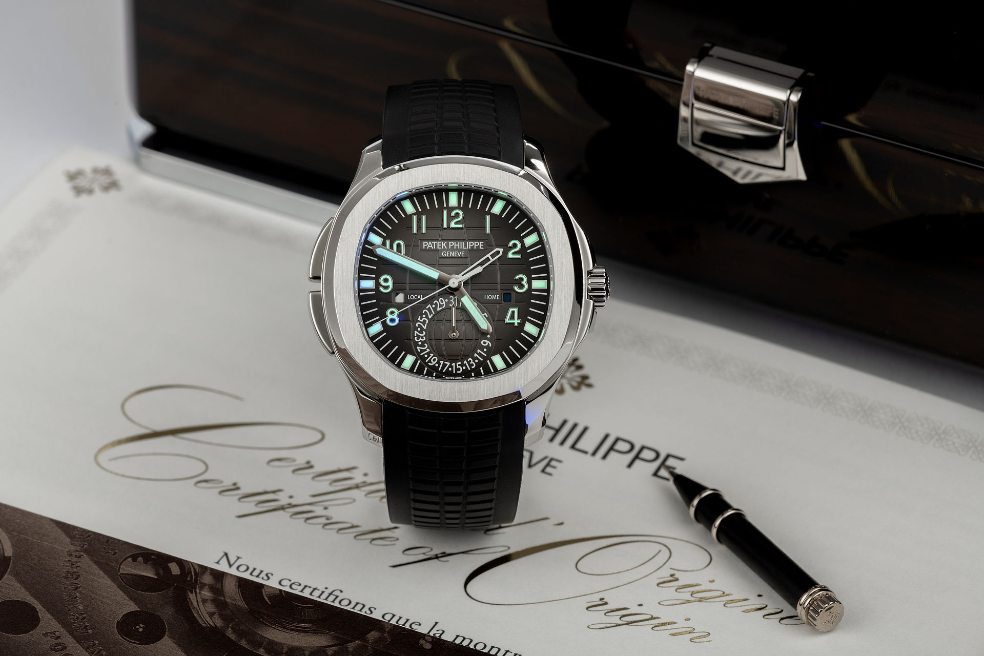 ref 5164A-001 | 'Under Patek Warranty' | Patek Philippe Aquanaut Travel Time