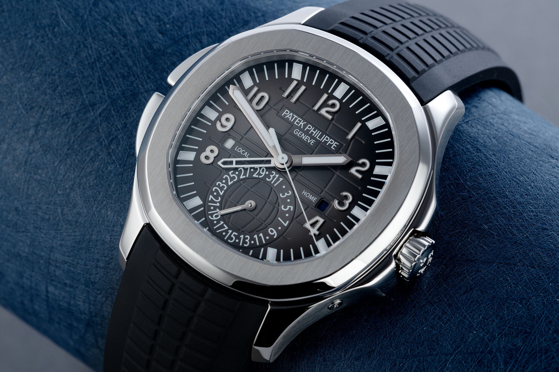 ref 5164A-001 | 'Under Patek Philippe Warranty'  | Patek Philippe Aquanaut Travel Time