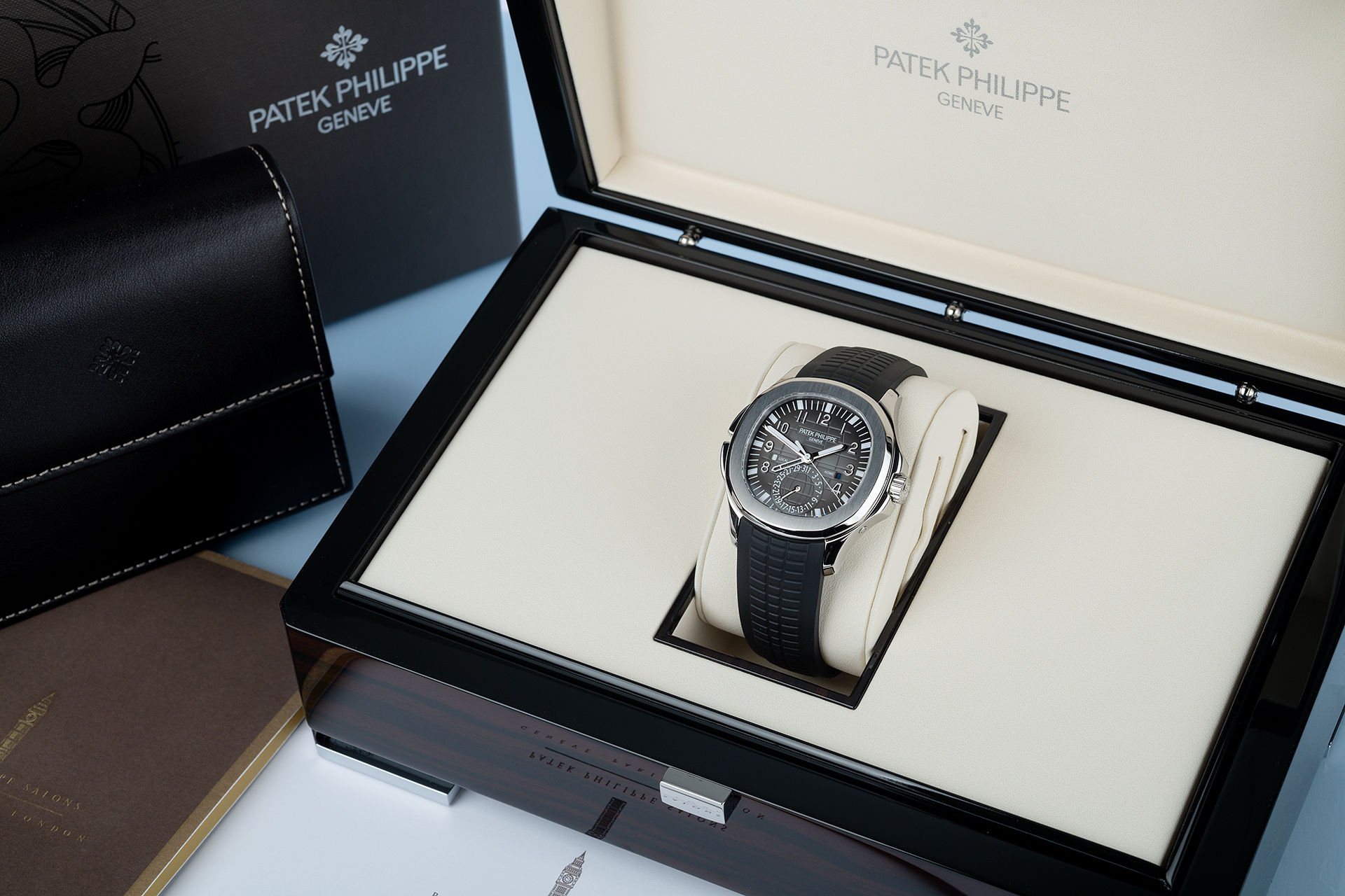 ref 5164A-001 | 'Under Patek Philippe Warranty'  | Patek Philippe Aquanaut Travel Time