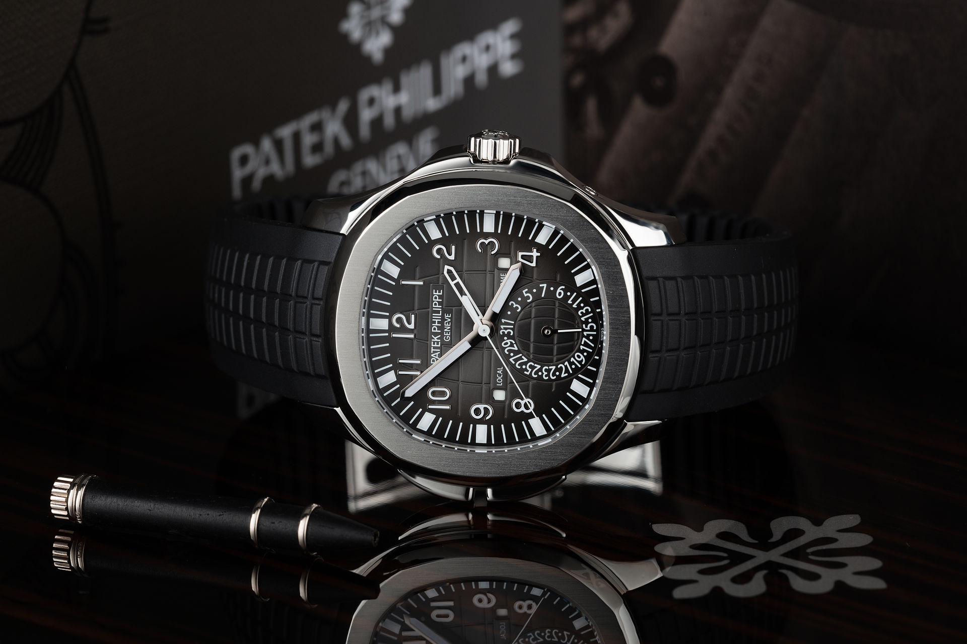 Patek Philippe Aquanaut Travel Time Watches ref 5164A