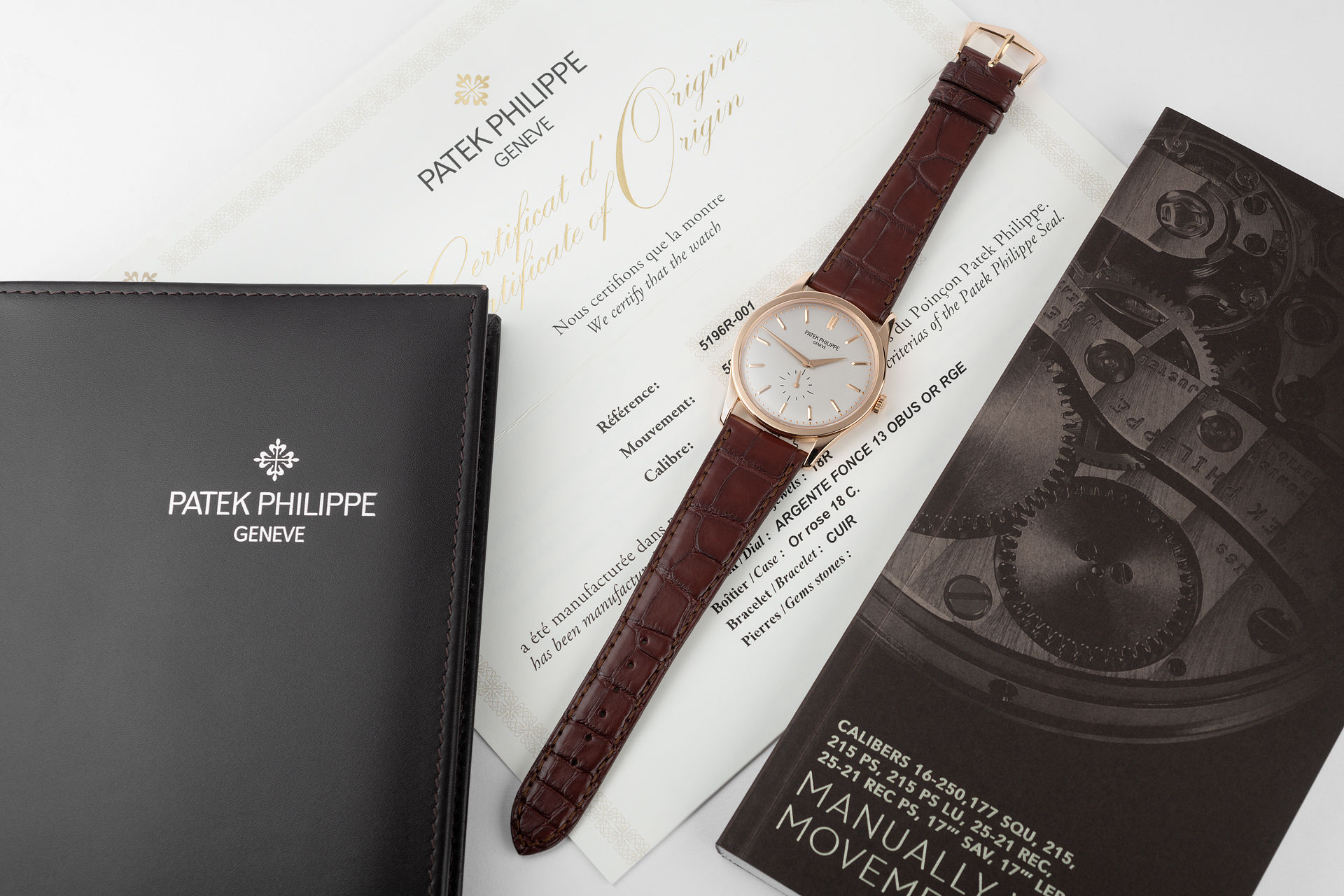 ref 5196R-001 | 18ct Rose Gold 'Full Set' | Patek Philippe Calatrava 