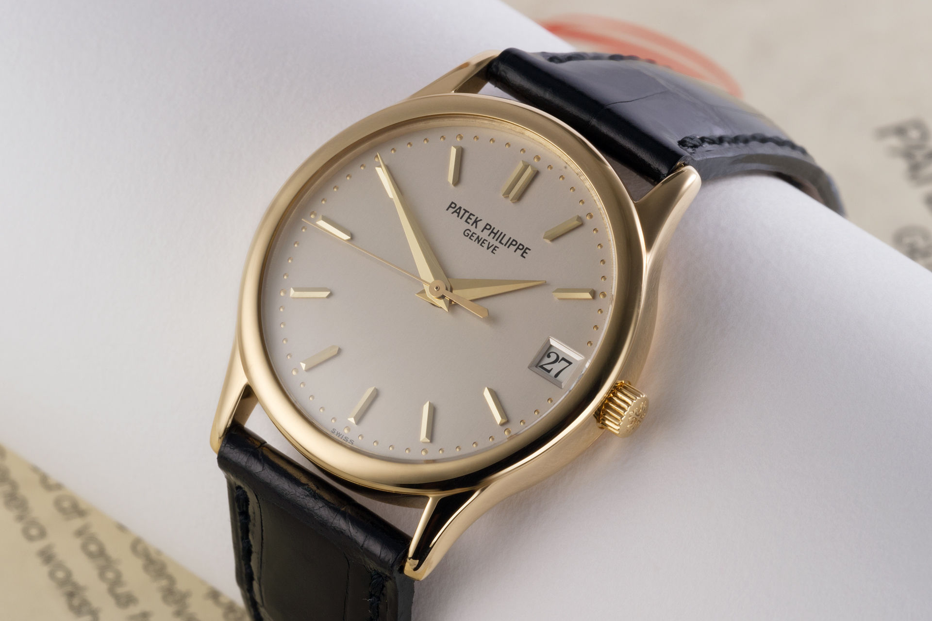 ref 3998 | 'Full Set' Yellow Gold | Patek Philippe Calatrava 