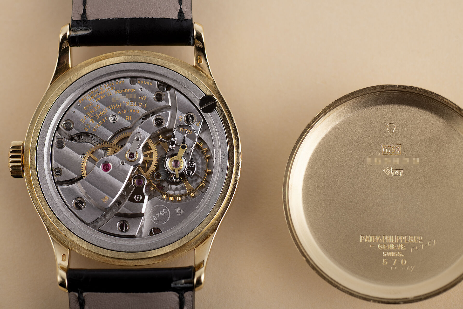 ref 570 | Yellow Gold – Centre Seconds | Patek Philippe Calatrava 