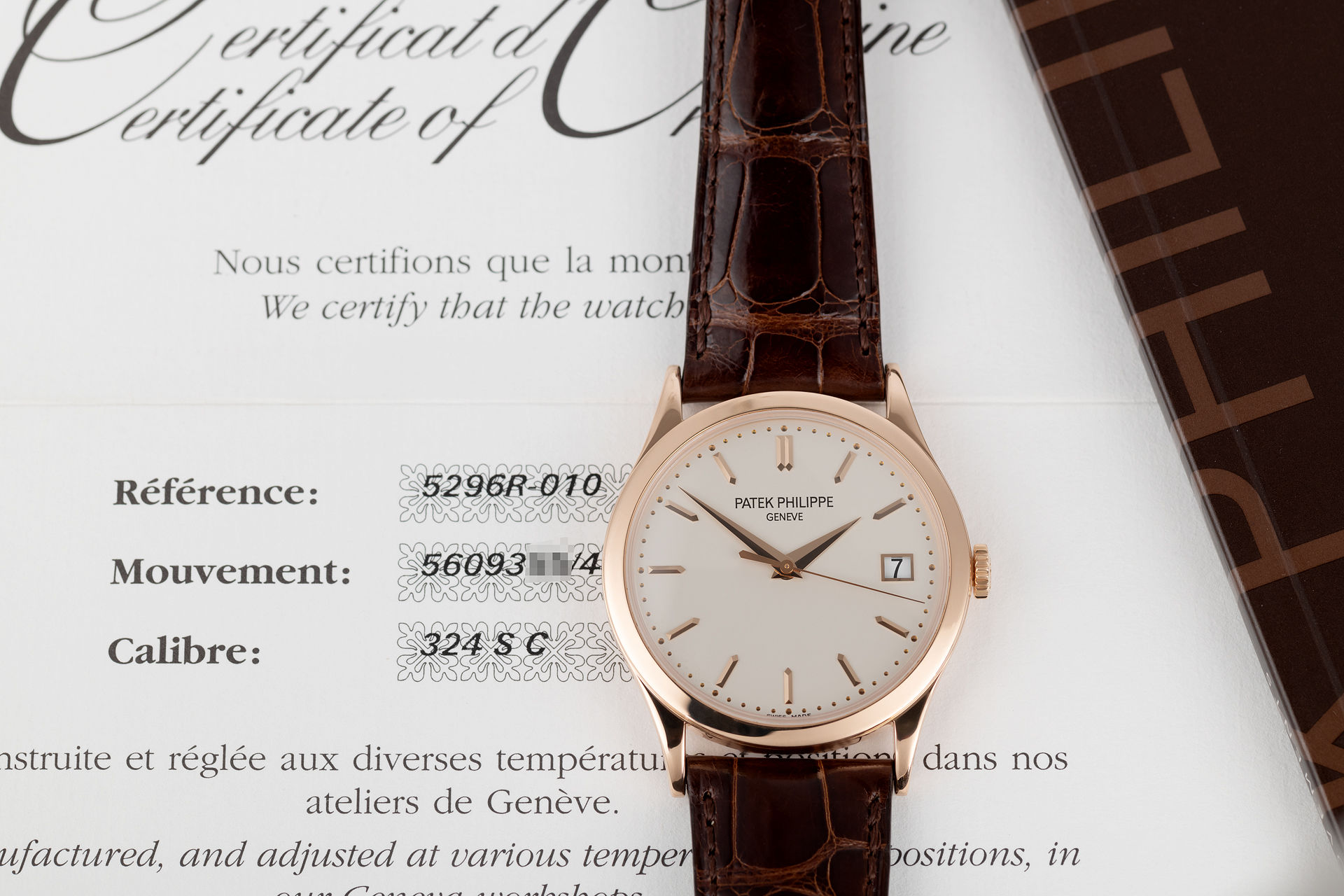 Rose Gold "Full Set" | ref 5296R-010 | Patek Philippe Calatrava 