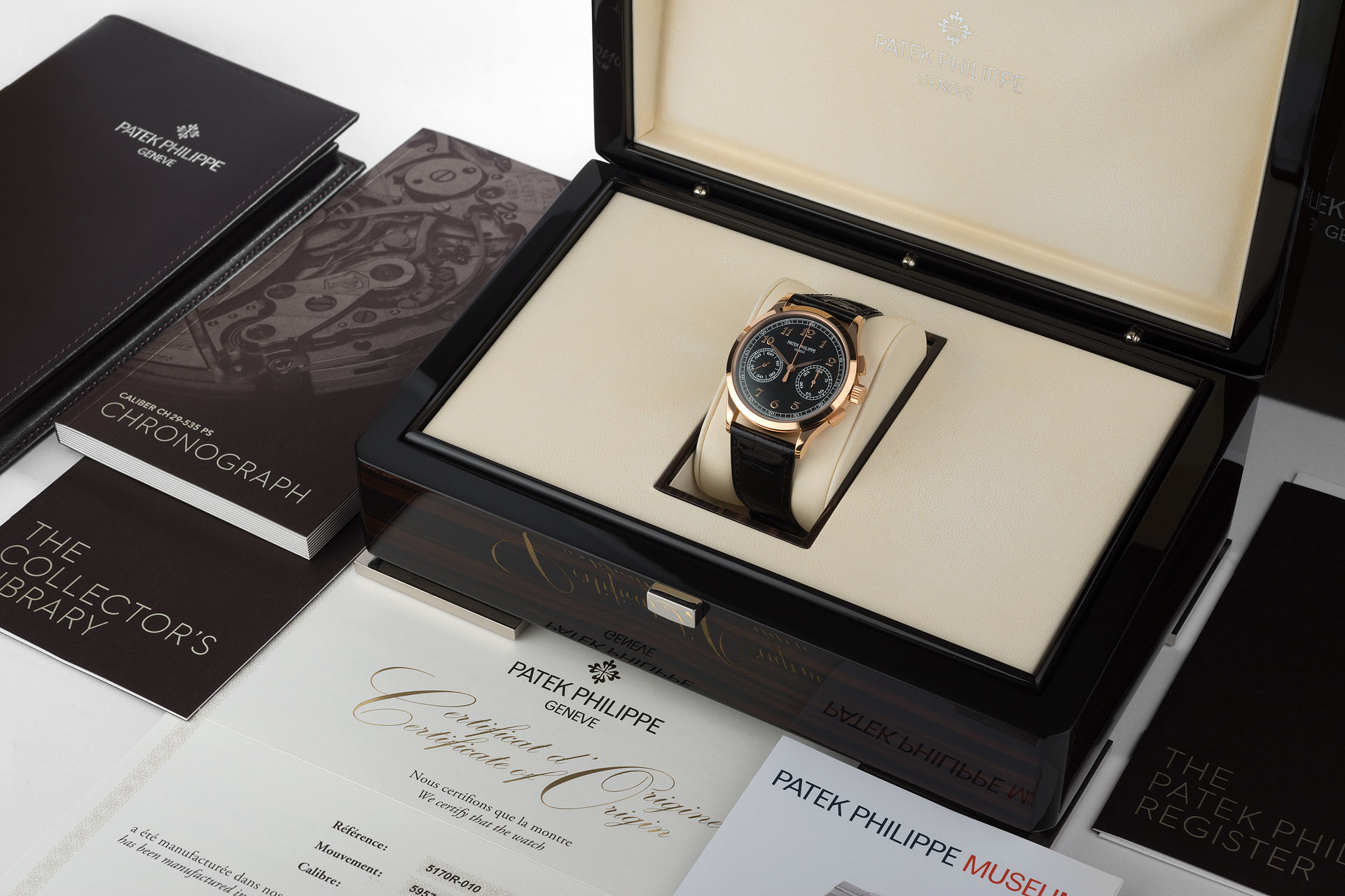 ref 5170R-010 | 18ct Rose Gold 'Full Set' | Patek Philippe Chronograph